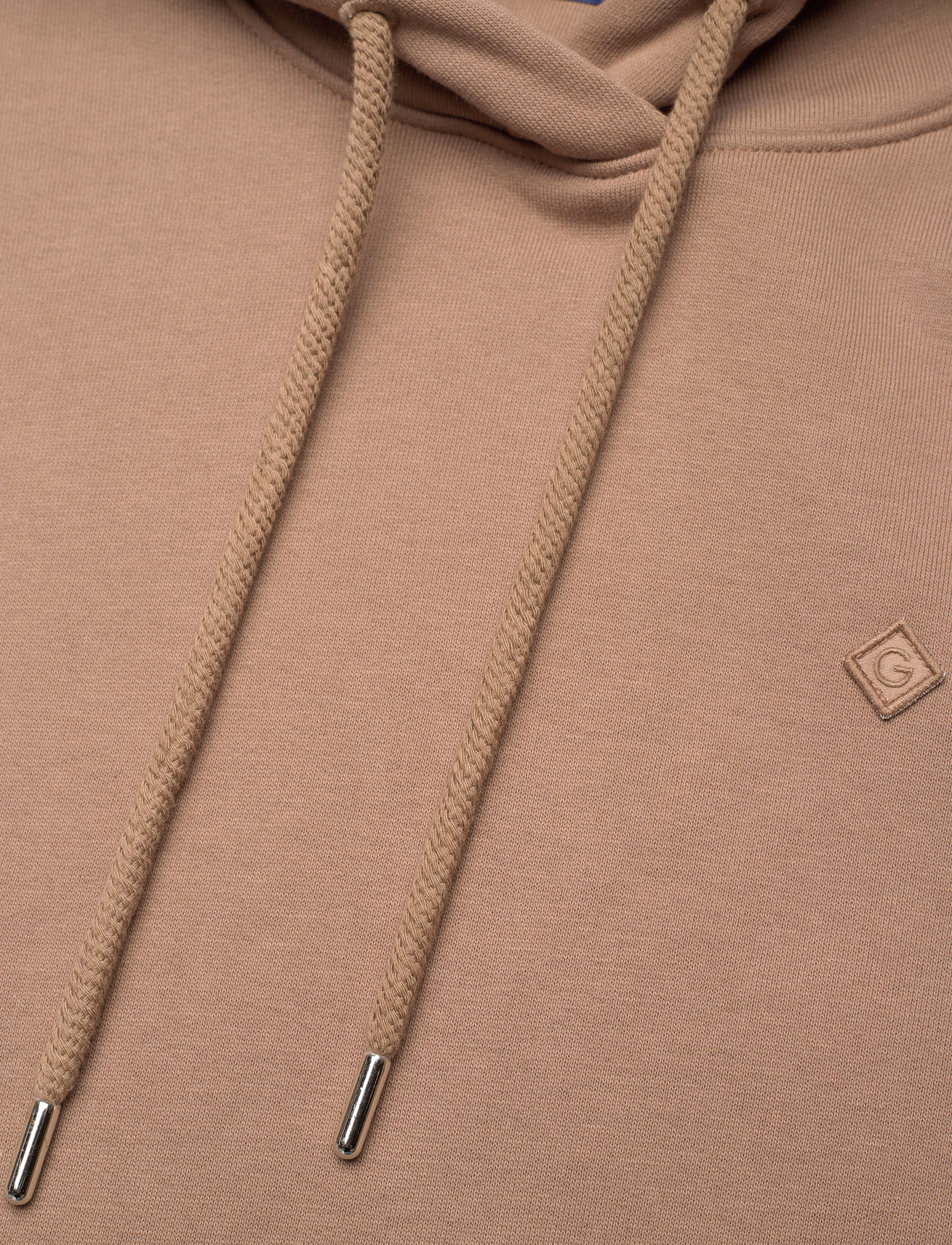 GANT - ICON G ESSENTIAL HOODIE DRESS - mole brown - 2
