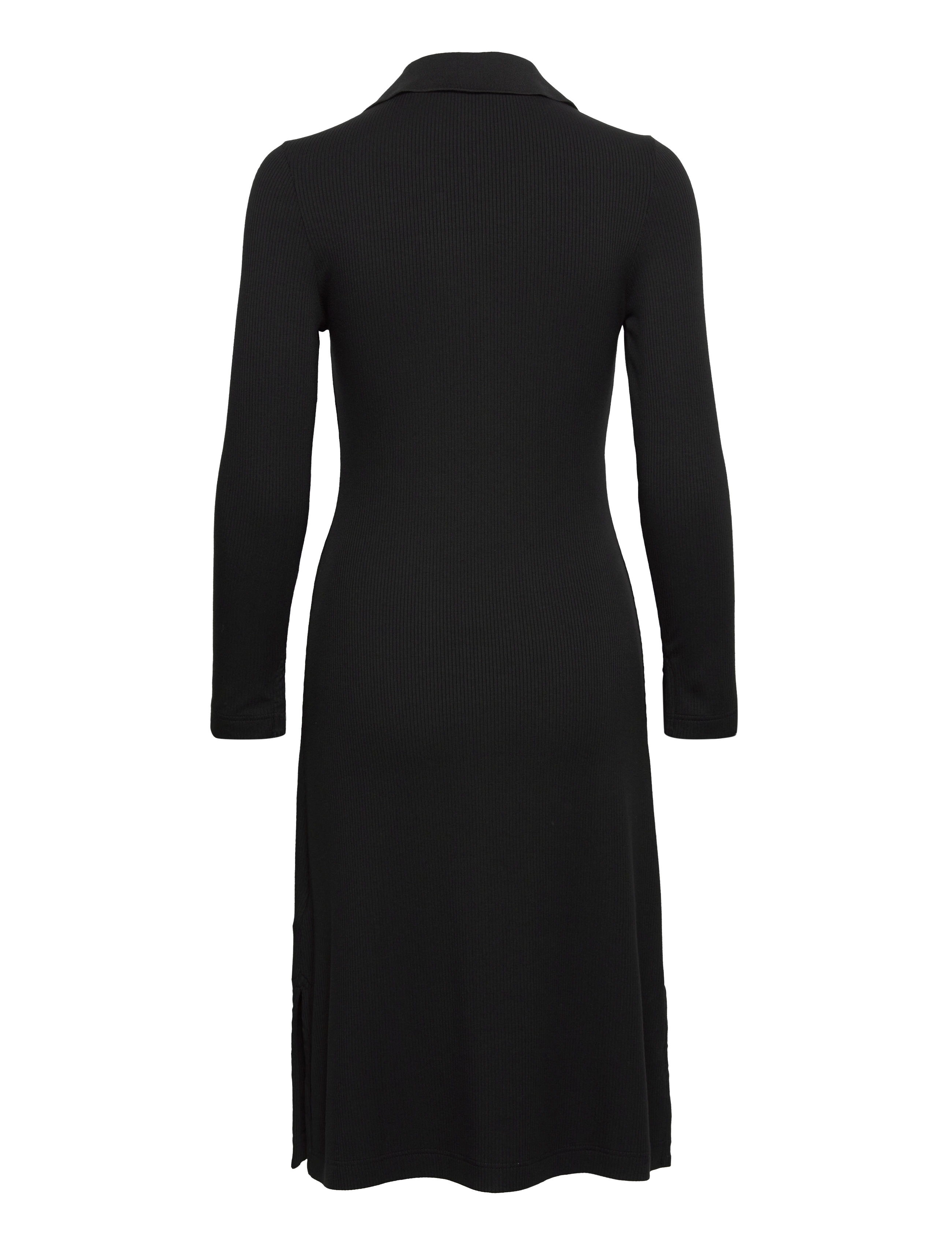 GANT - D2. RIB POLO DRESS - ebony black - 1