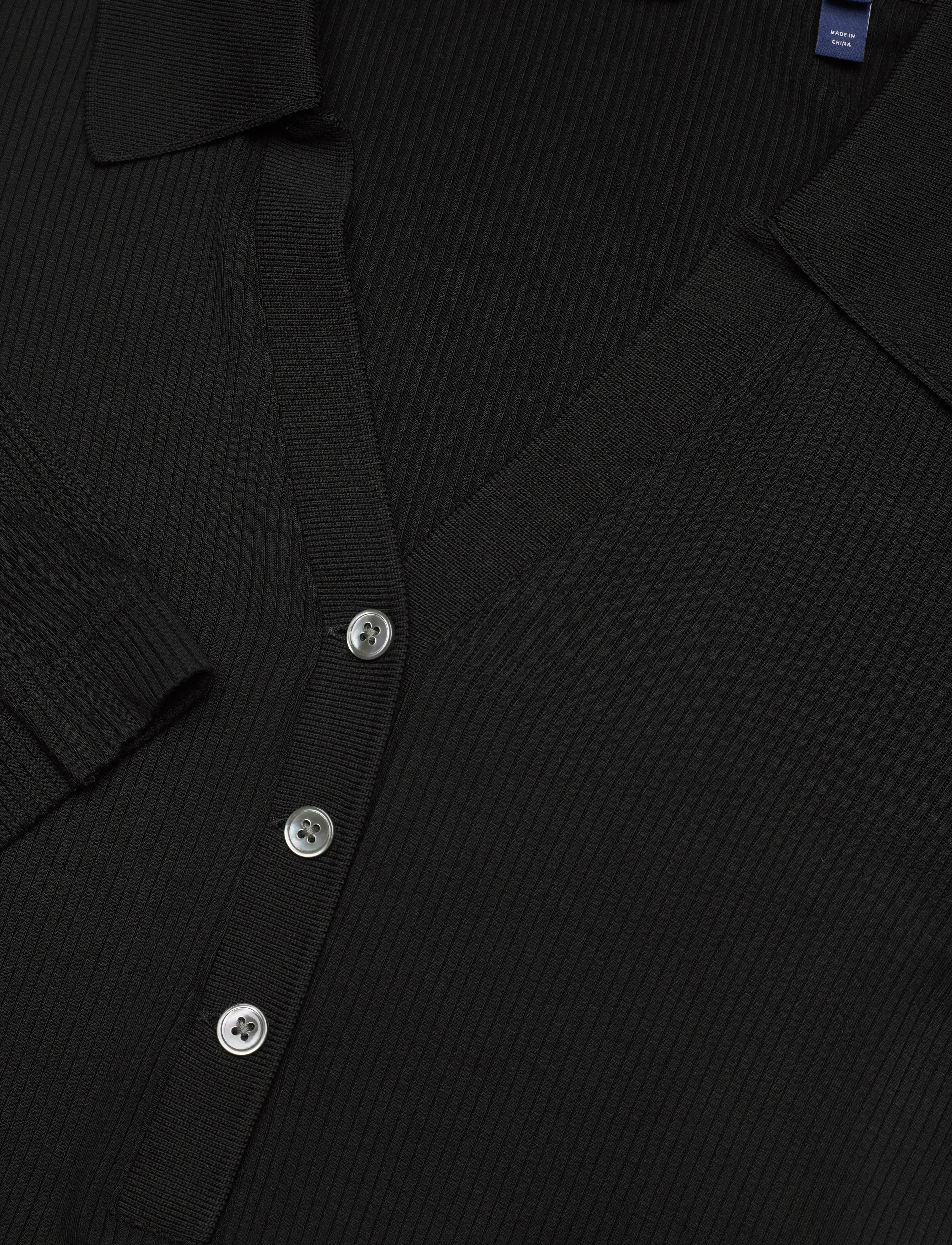 GANT - D2. RIB POLO DRESS - ebony black - 4