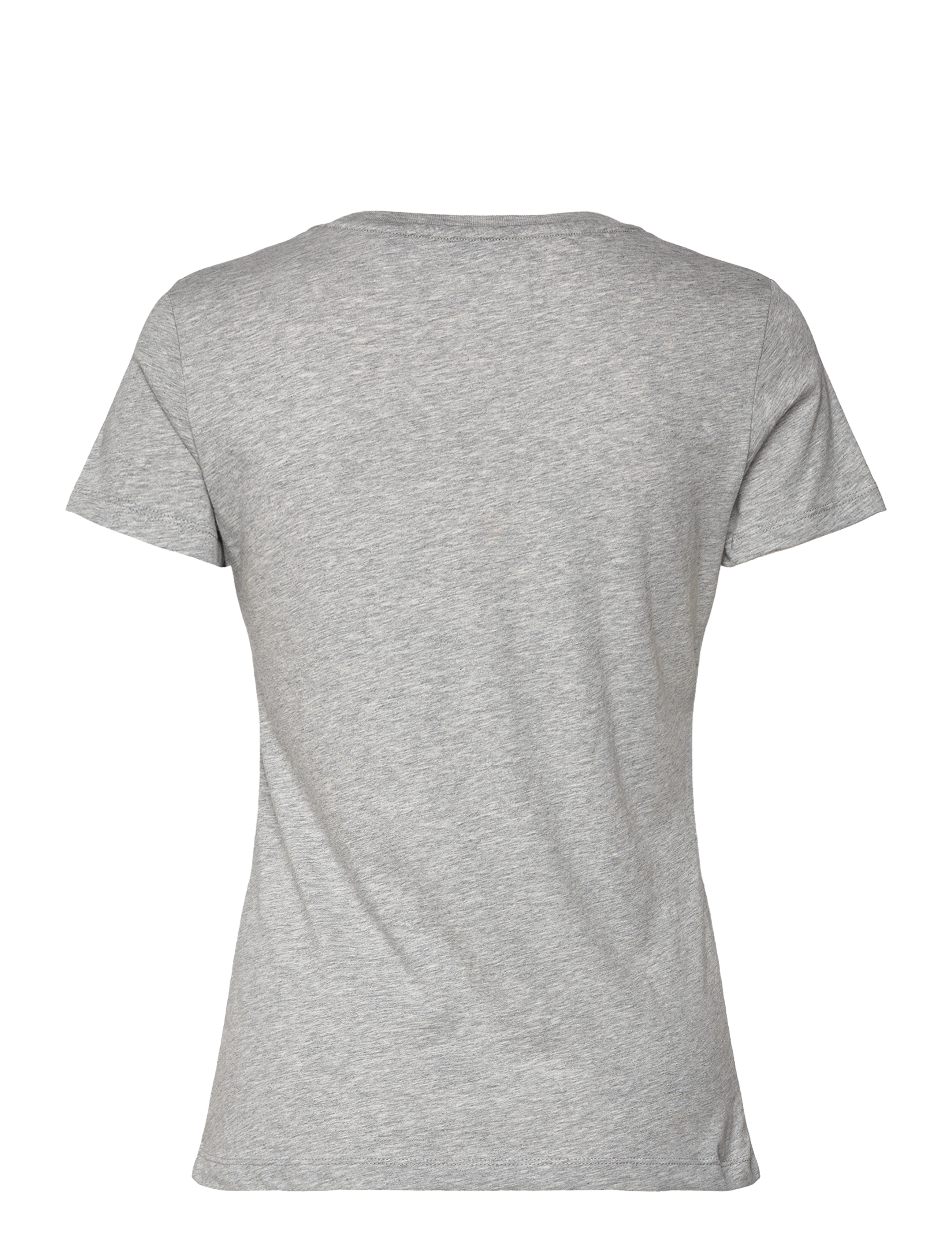 GANT - LOGO SS T-SHIRT - grey melange - 1