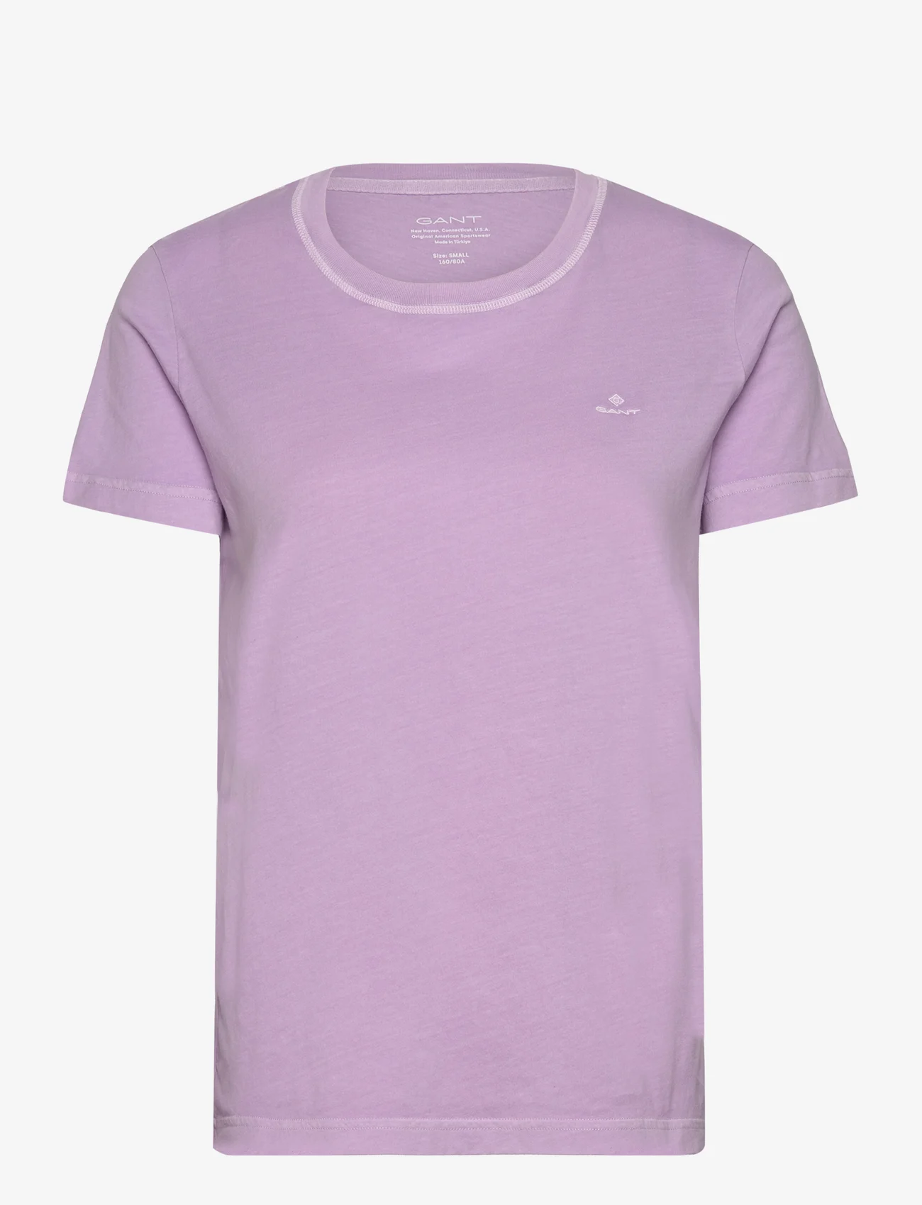 GANT - SUNFADED C-NECK SS T-SHIRT - t-skjorter - soothing lilac - 0