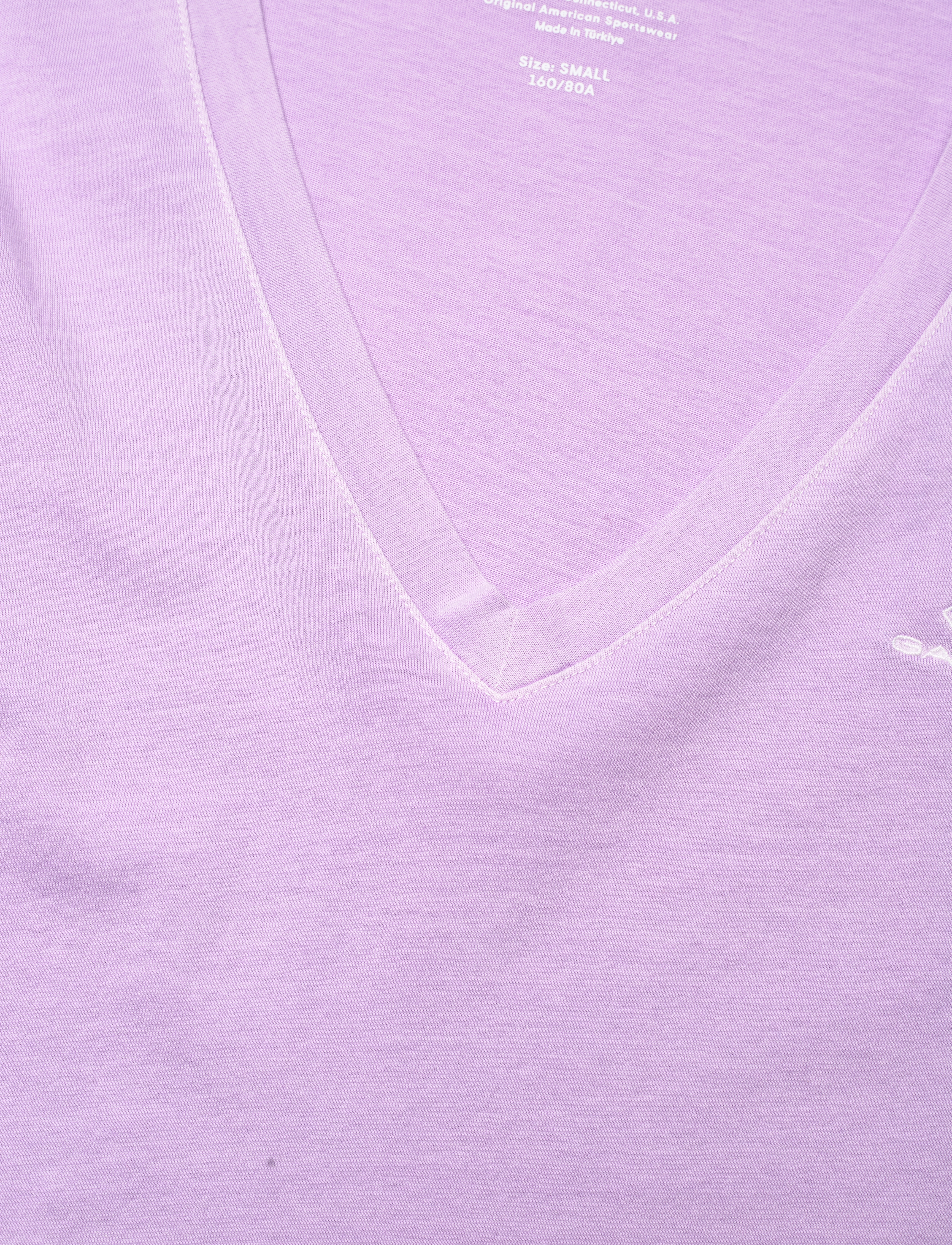 GANT - SUNFADED V-NECK SS T-SHIRT - soothing lilac - 2