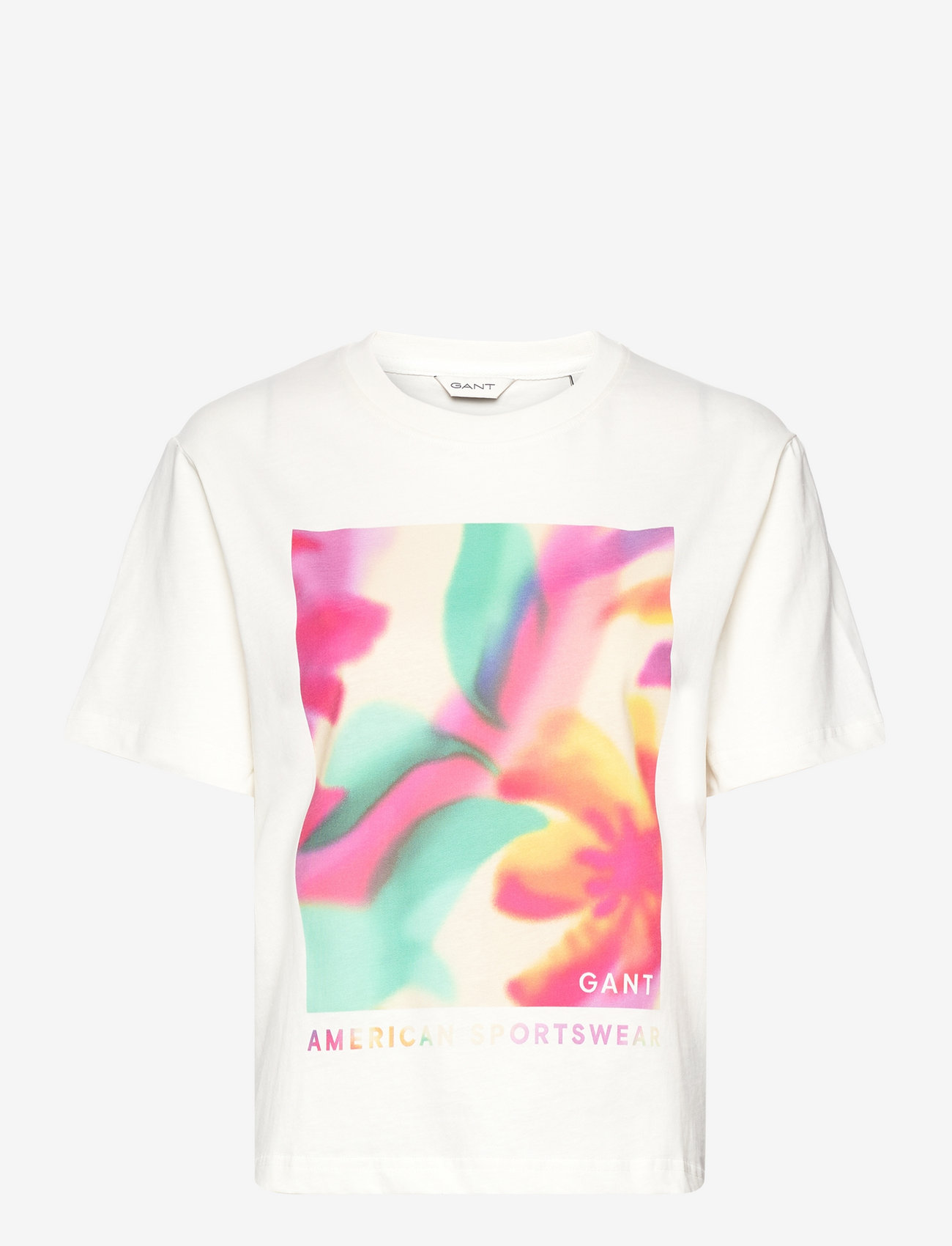 GANT Relaxed Floral Graphic Ss T-shirt – t-shirts – shop på Booztlet