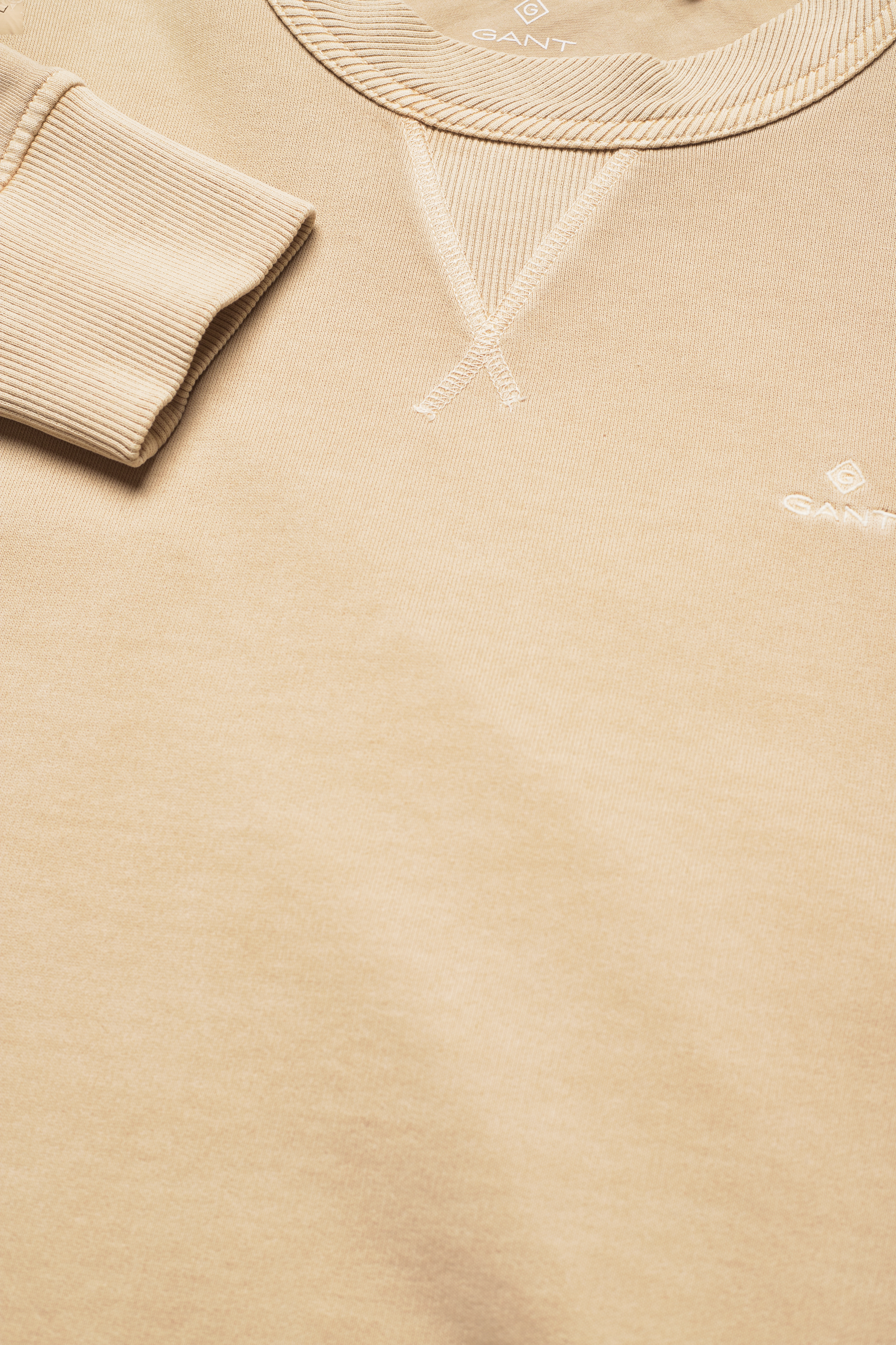 GANT - SUNFADED C-NECK SWEAT - desert beige - 2