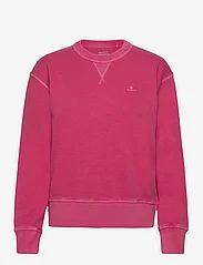 GANT - SUNFADED C-NECK SWEAT - sweatshirts & kapuzenpullover - magenta pink - 0