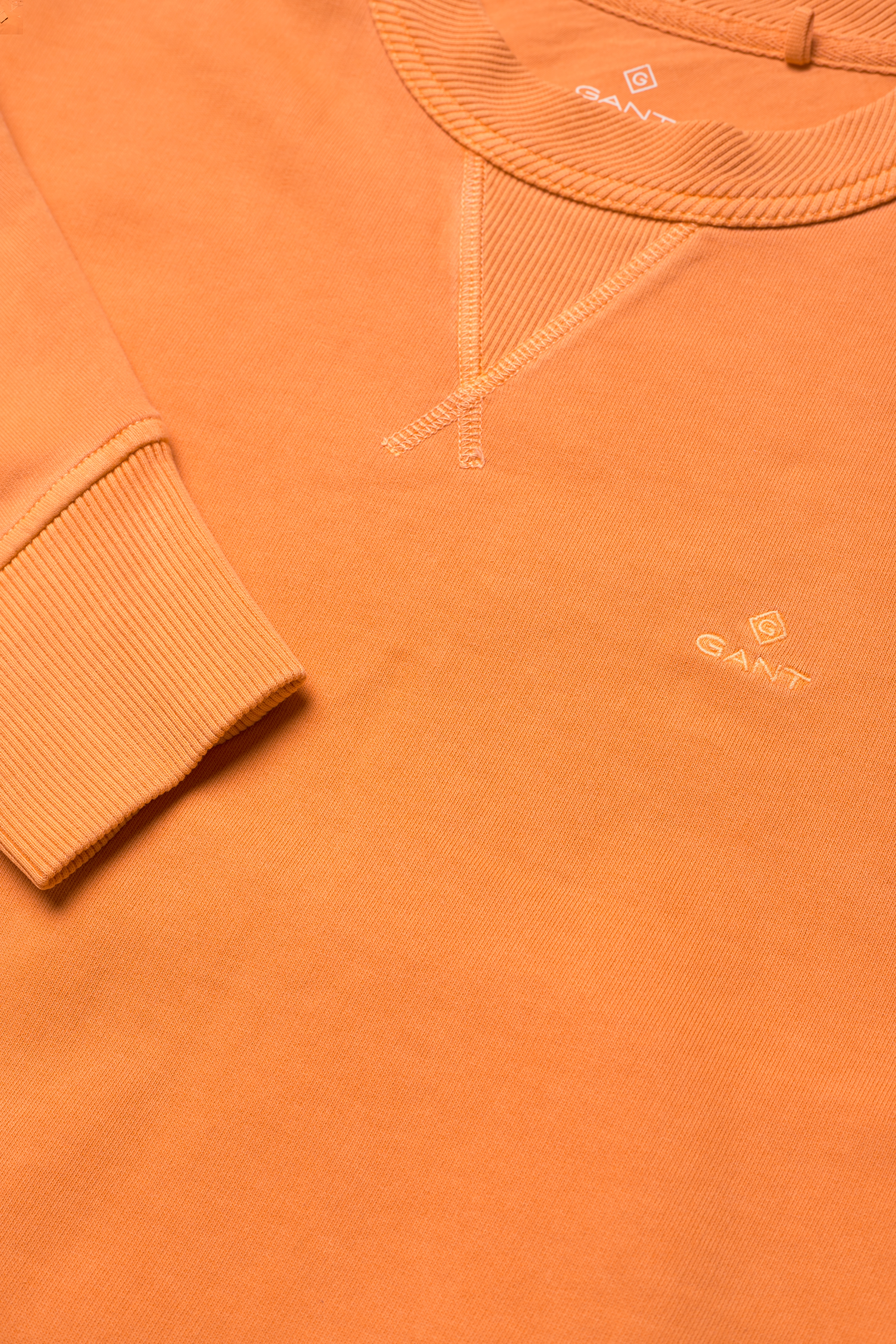 GANT - SUNFADED C-NECK SWEAT - russet orange - 2