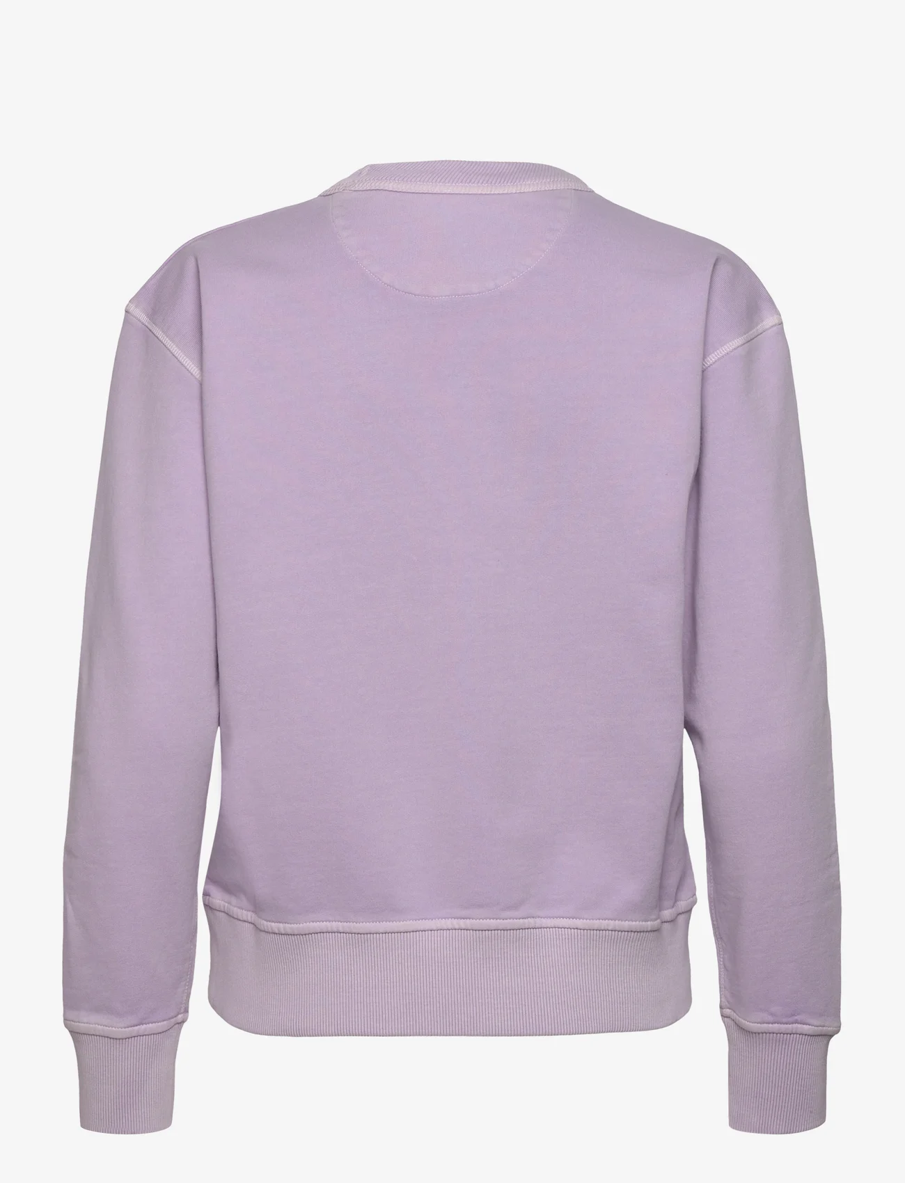 GANT - SUNFADED C-NECK SWEAT - sportiska stila džemperi un džemperi ar kapuci - soothing lilac - 1