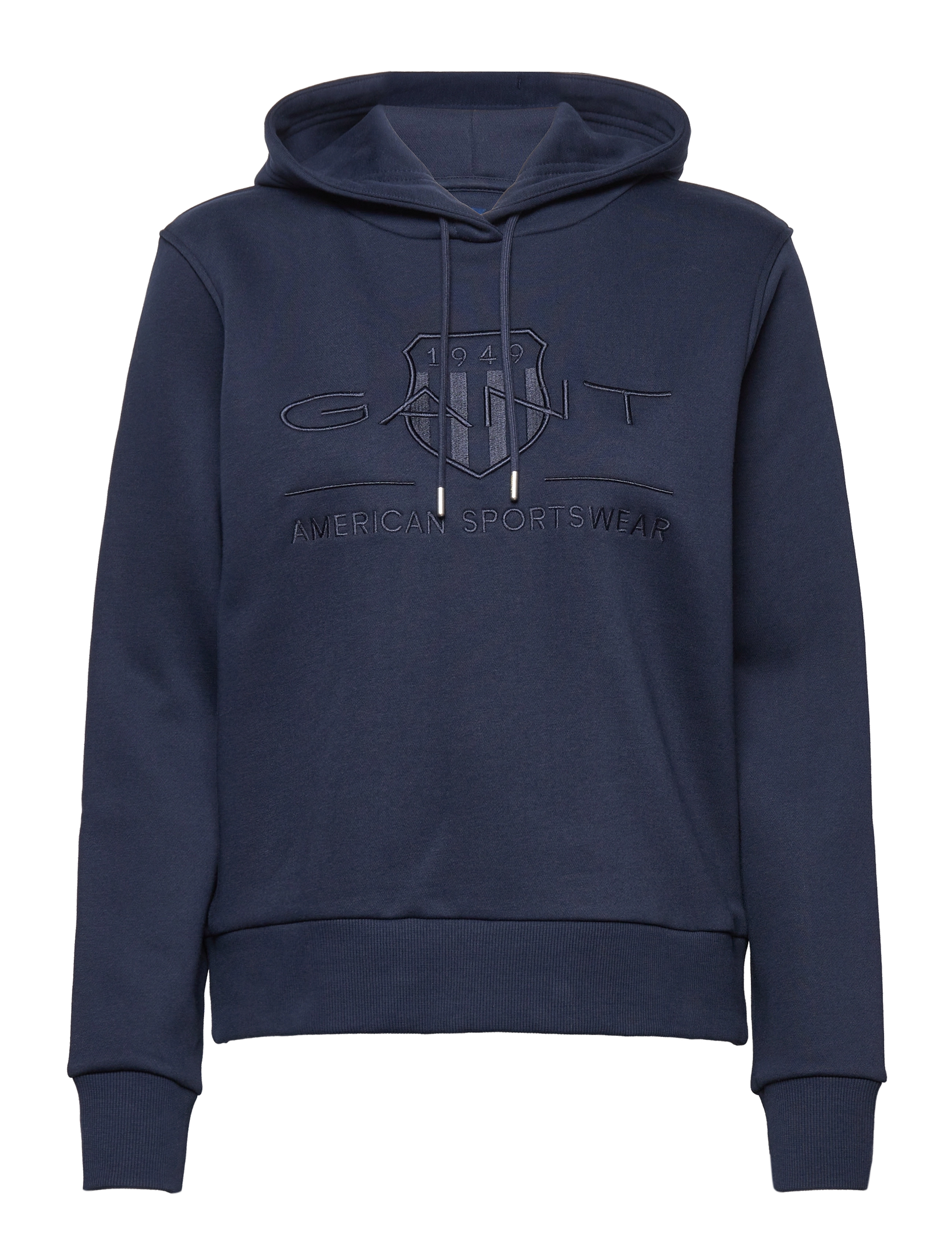 GANT Reg Tonal Shield Hoodie Blau - M - Damen