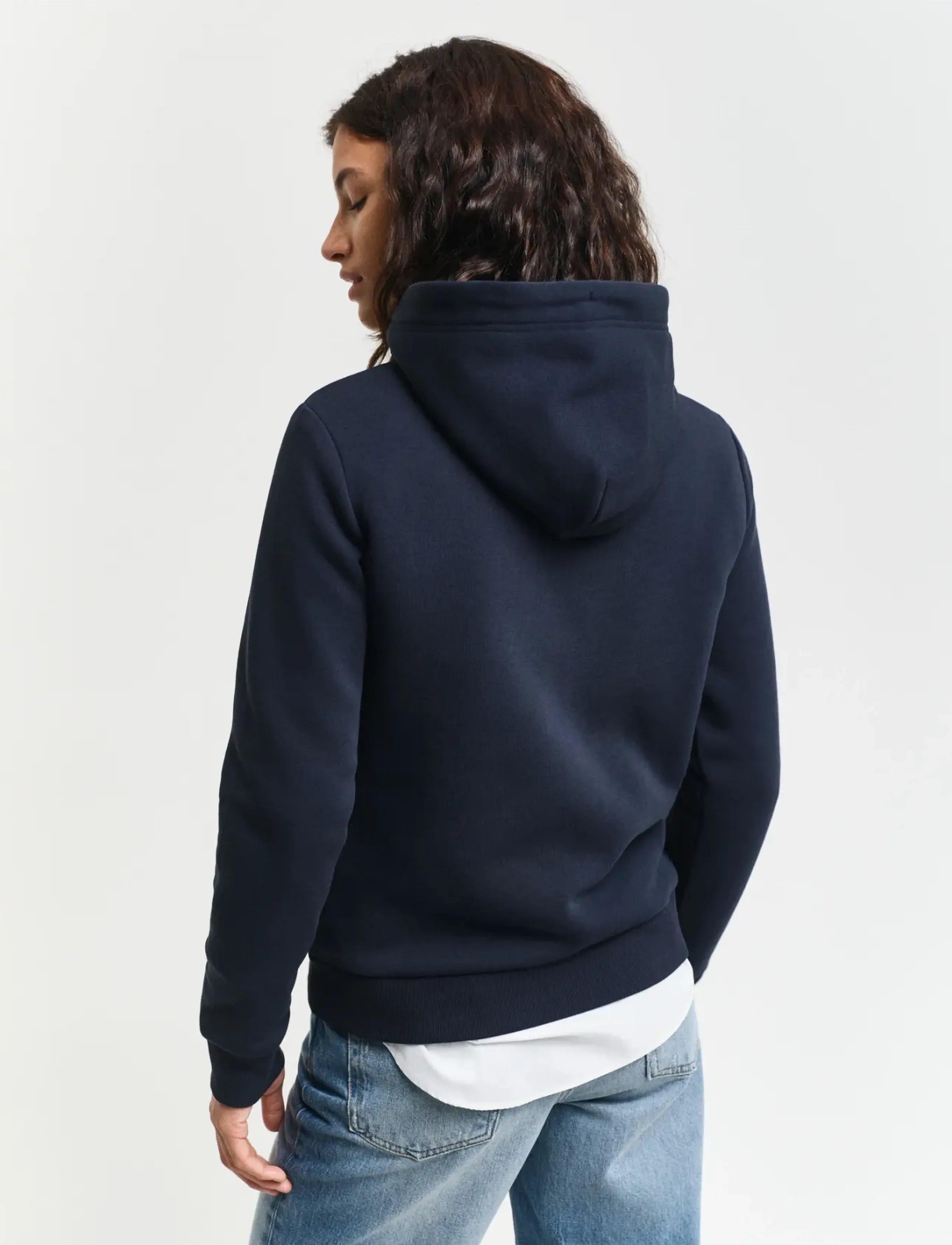 Gant - REG TONAL SHIELD HOODIE - pulls à capuche - evening blue - 3