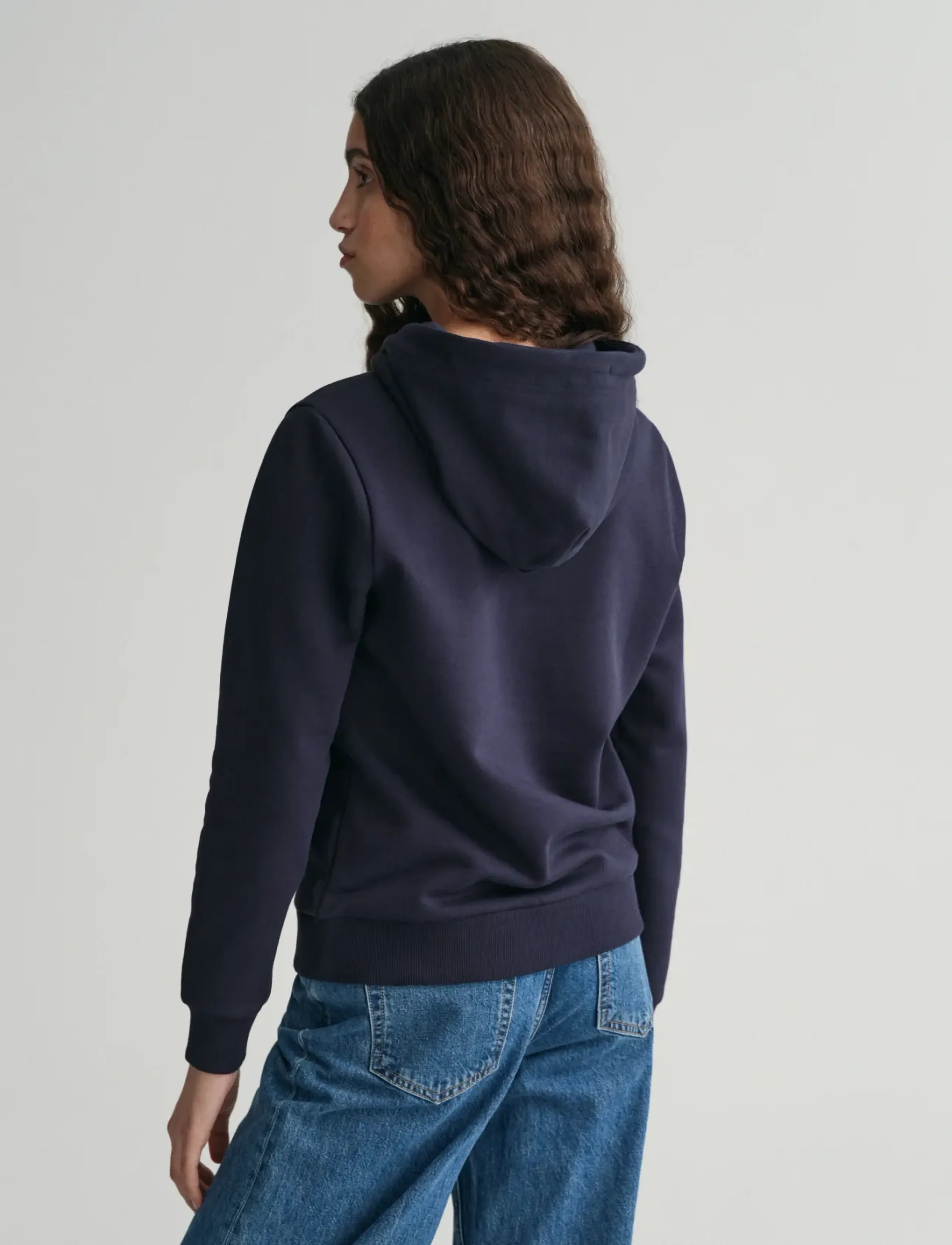 Gant Reg Tonal Shield Hoodie dam – bild 6