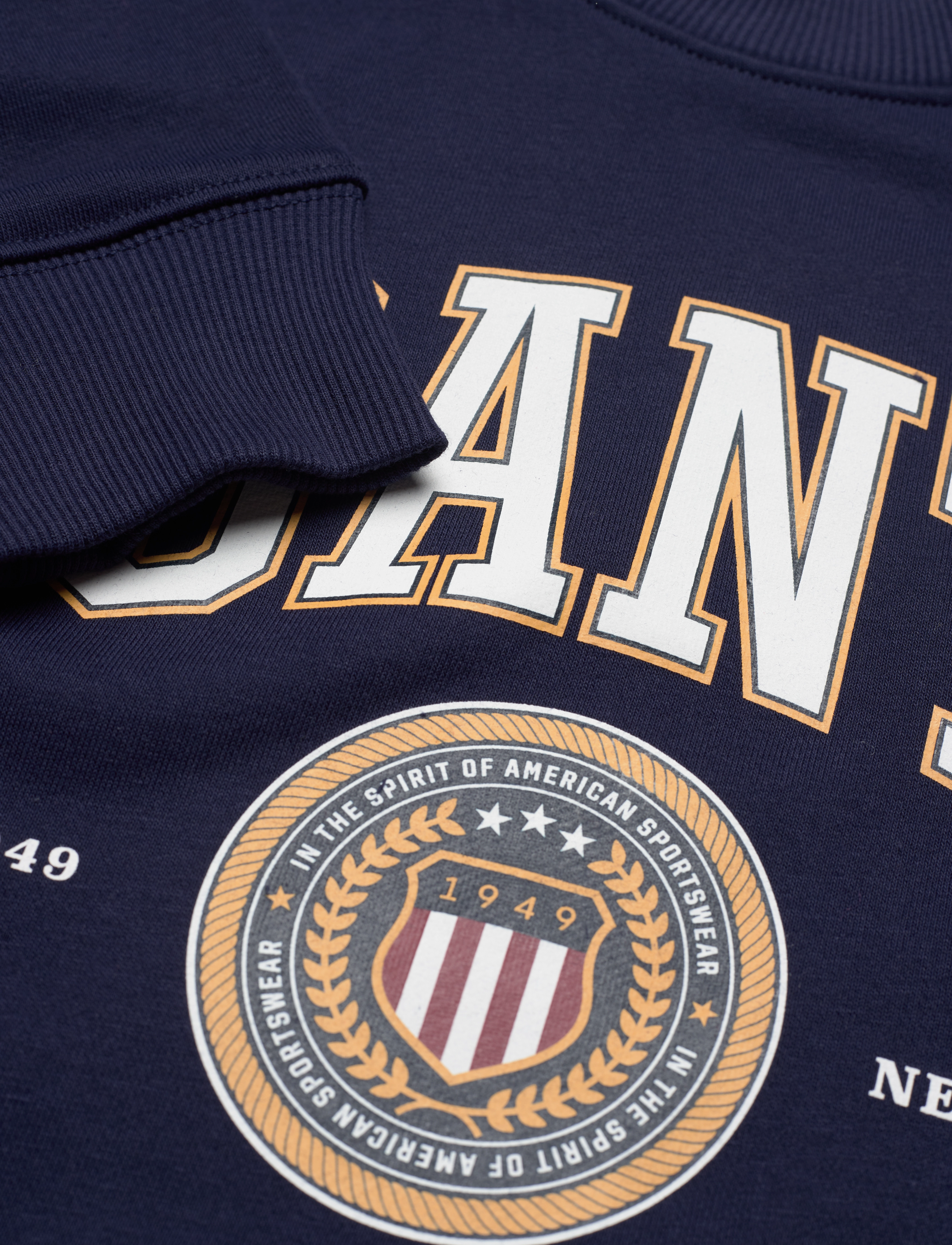 GANT - D1. CREST SHIELD C-NECK SWEAT - classic blue - 2