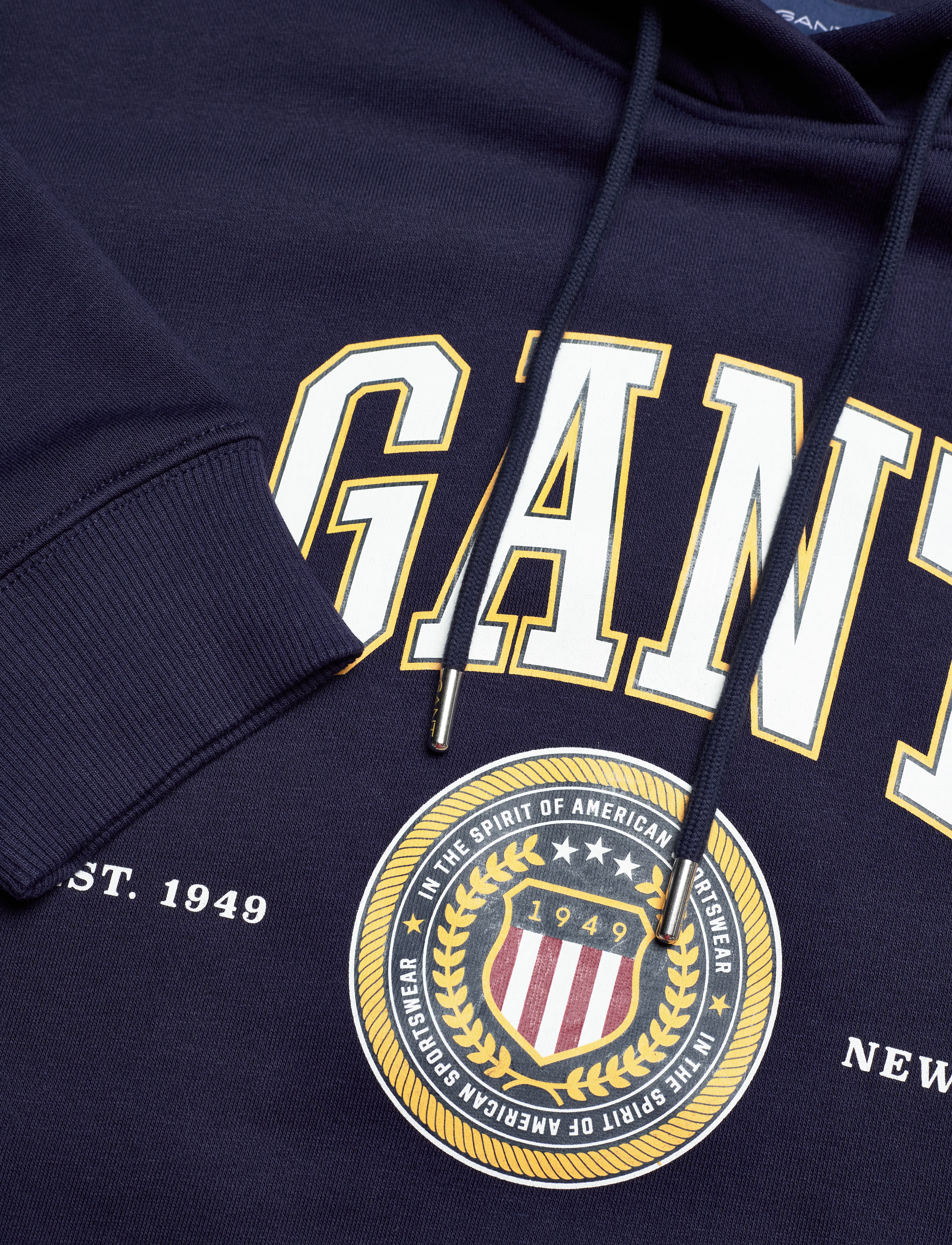 GANT - D1. CREST SHIELD HOODIE - classic blue - 2