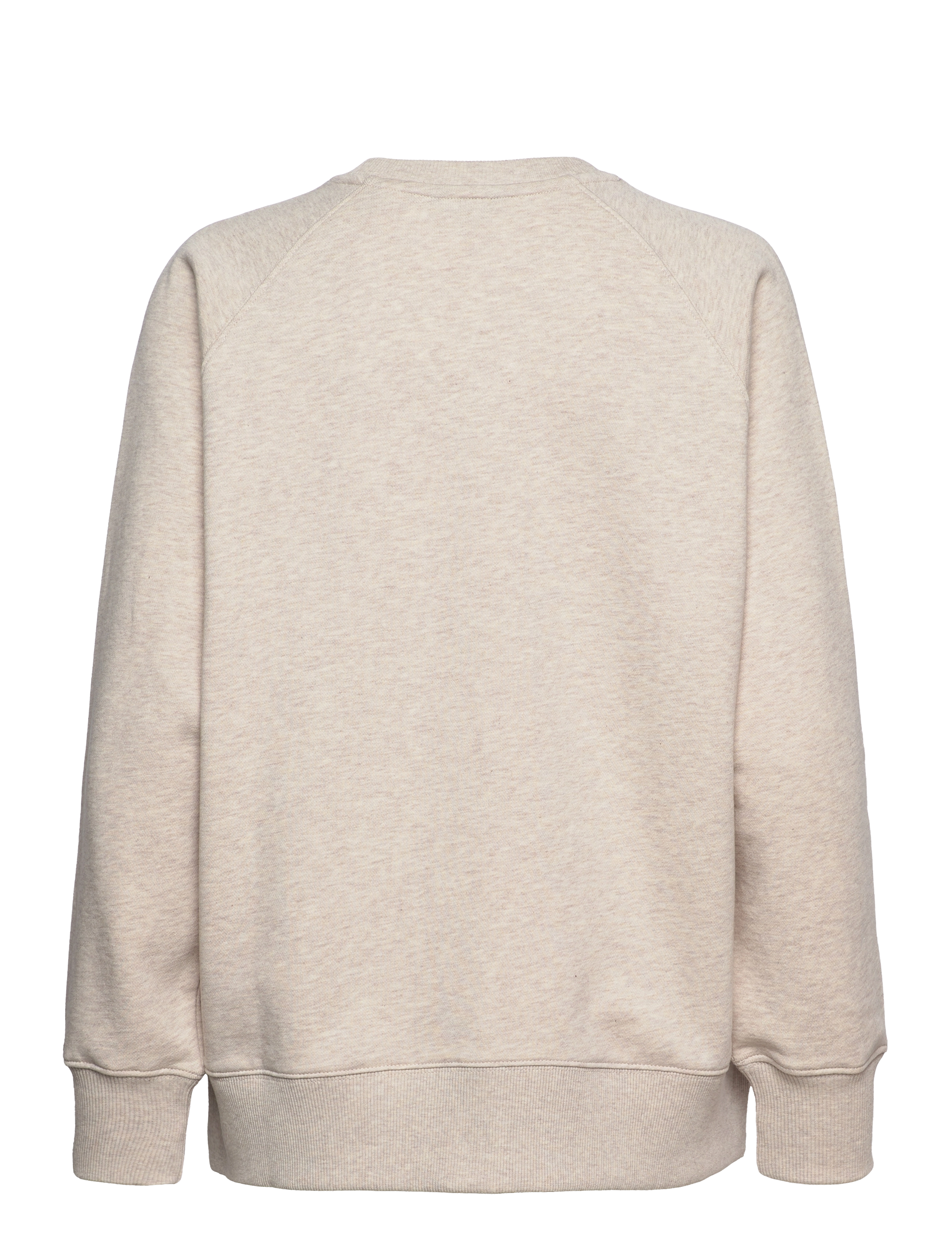 GANT - GANT USA OVERSIZED C-NECK SWEAT - light beige melange - 1