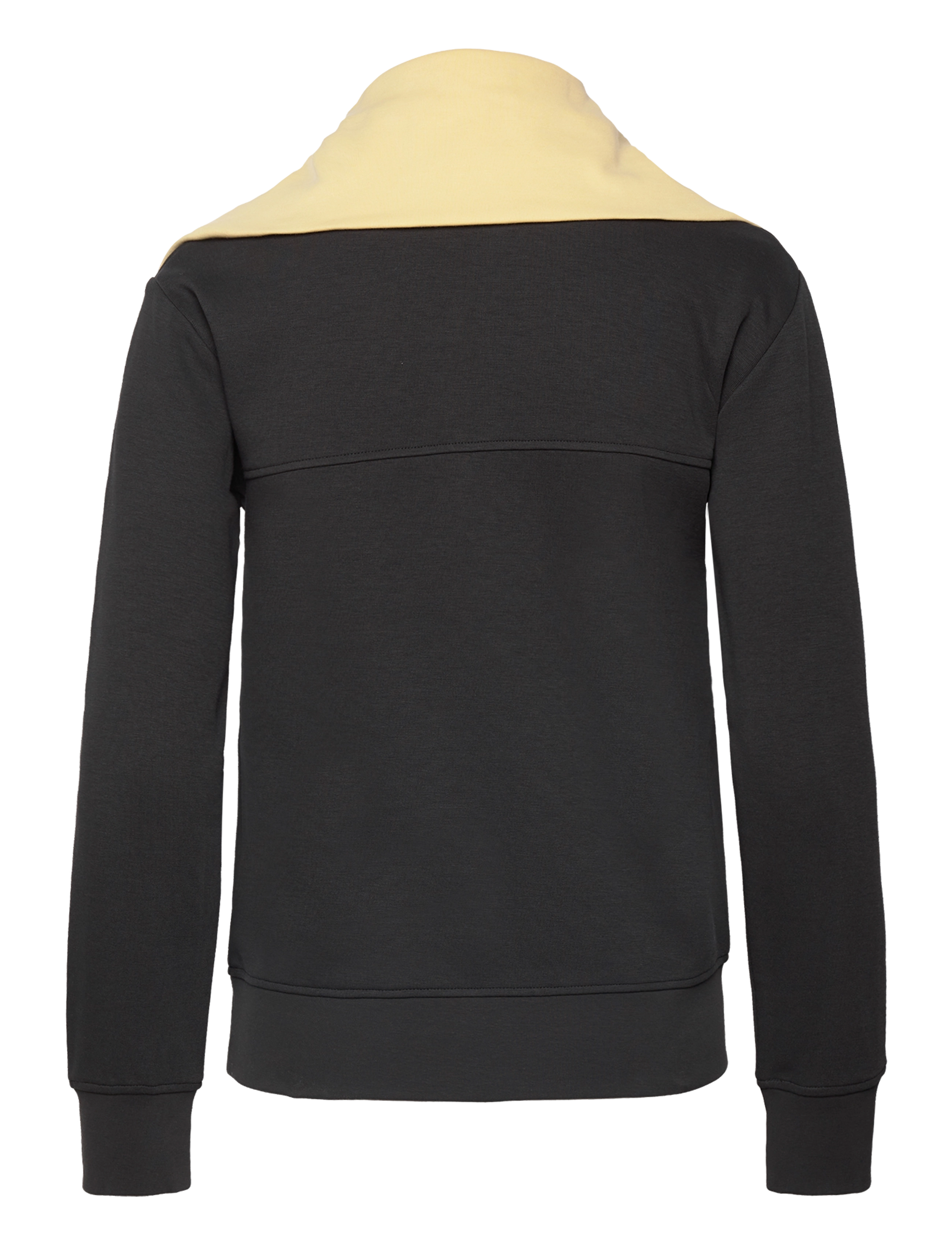 GANT - REG HALF ZIP COLOR BLOCK SWEAT - ebony black - 1