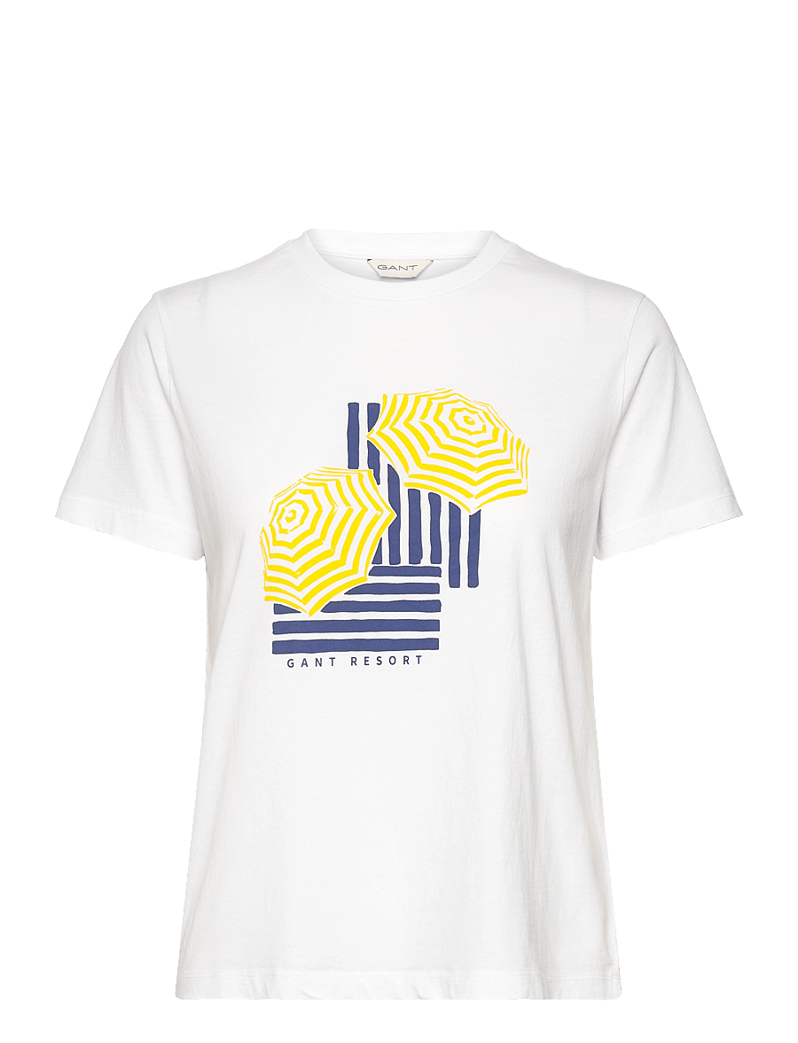 Gant - REG GRAPHIC SS T-SHIRT - t-shirts - multicolor - 1