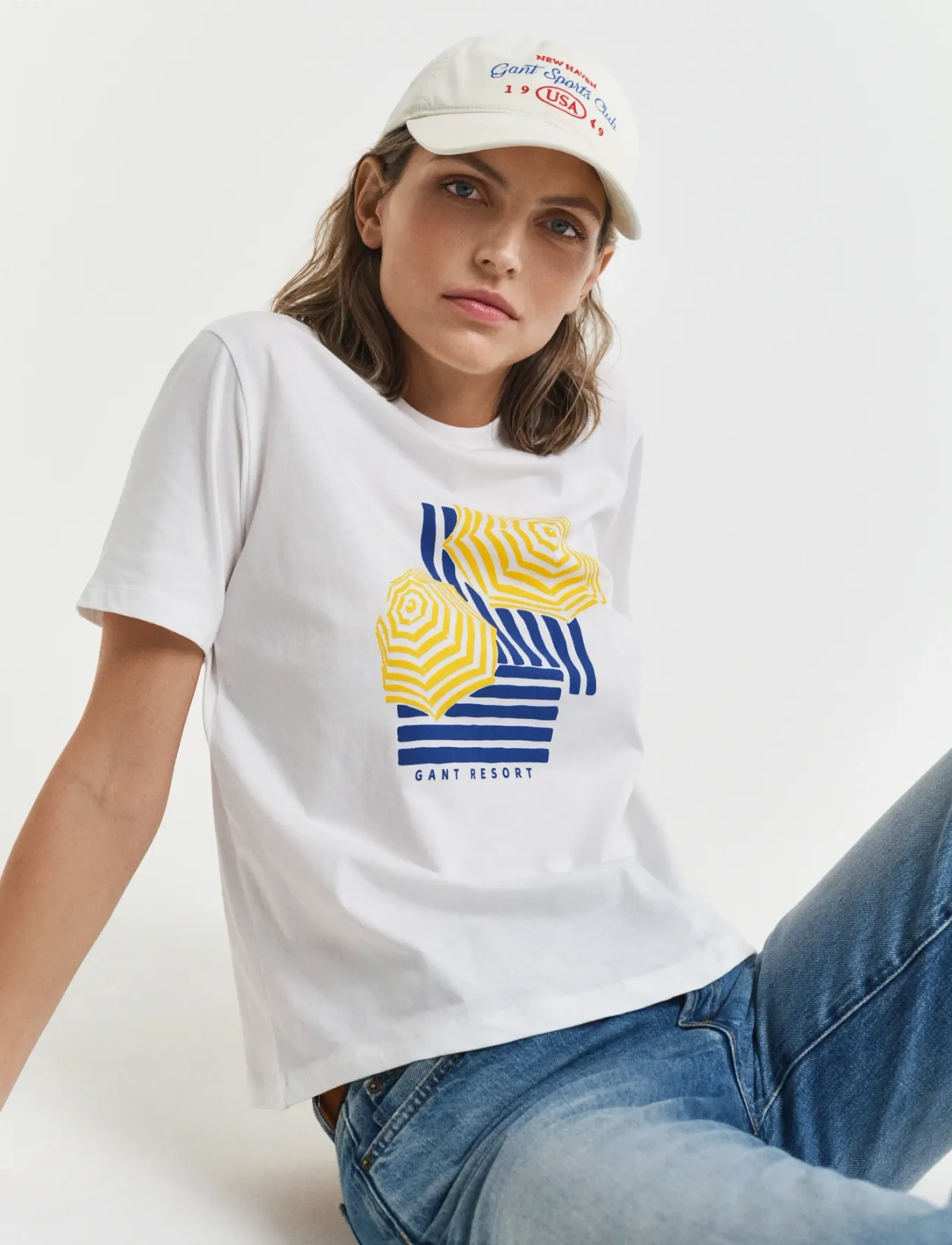 Gant - REG GRAPHIC SS T-SHIRT - t-shirts - multicolor - 4