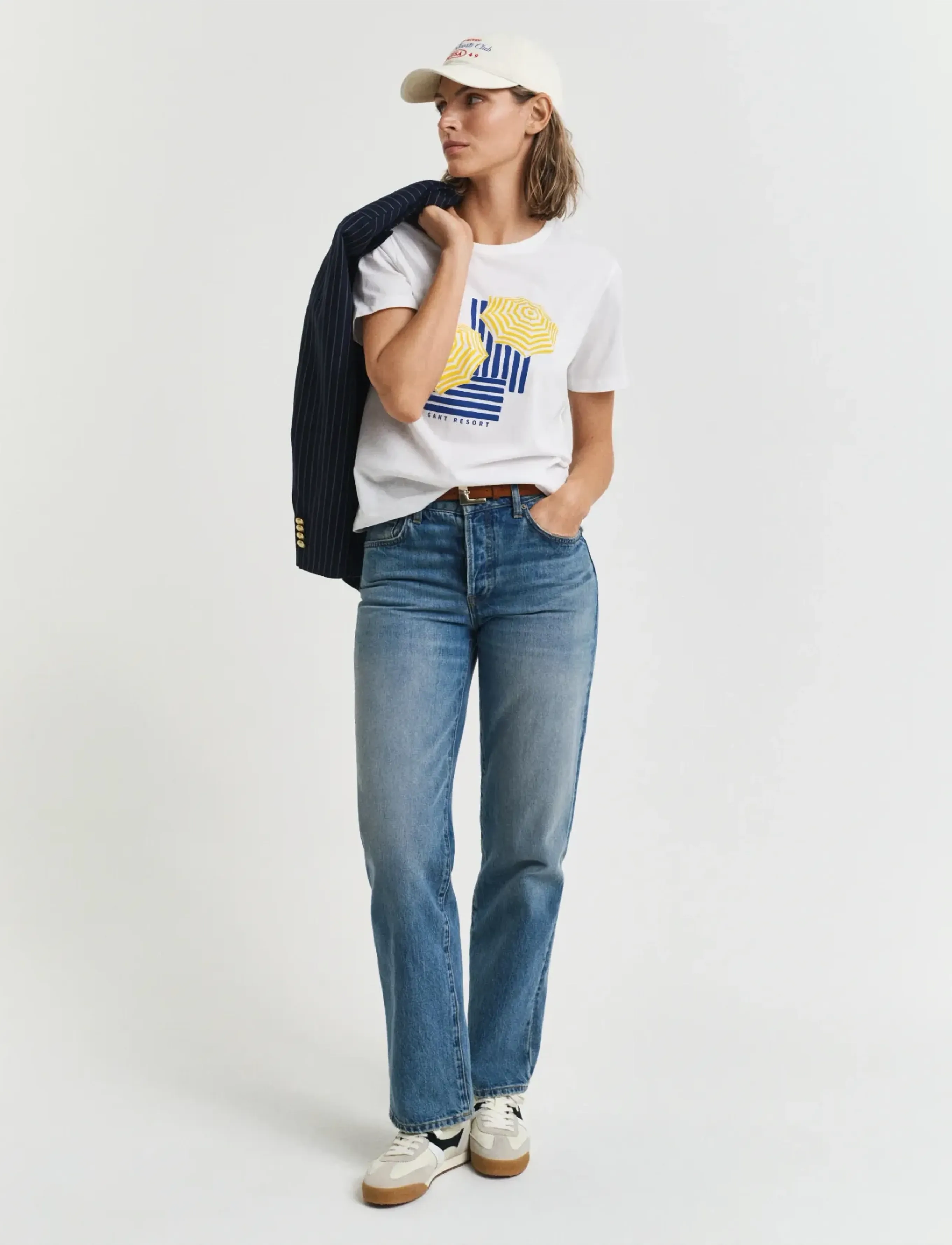 Gant - REG GRAPHIC SS T-SHIRT - t-shirts - multicolor - 5