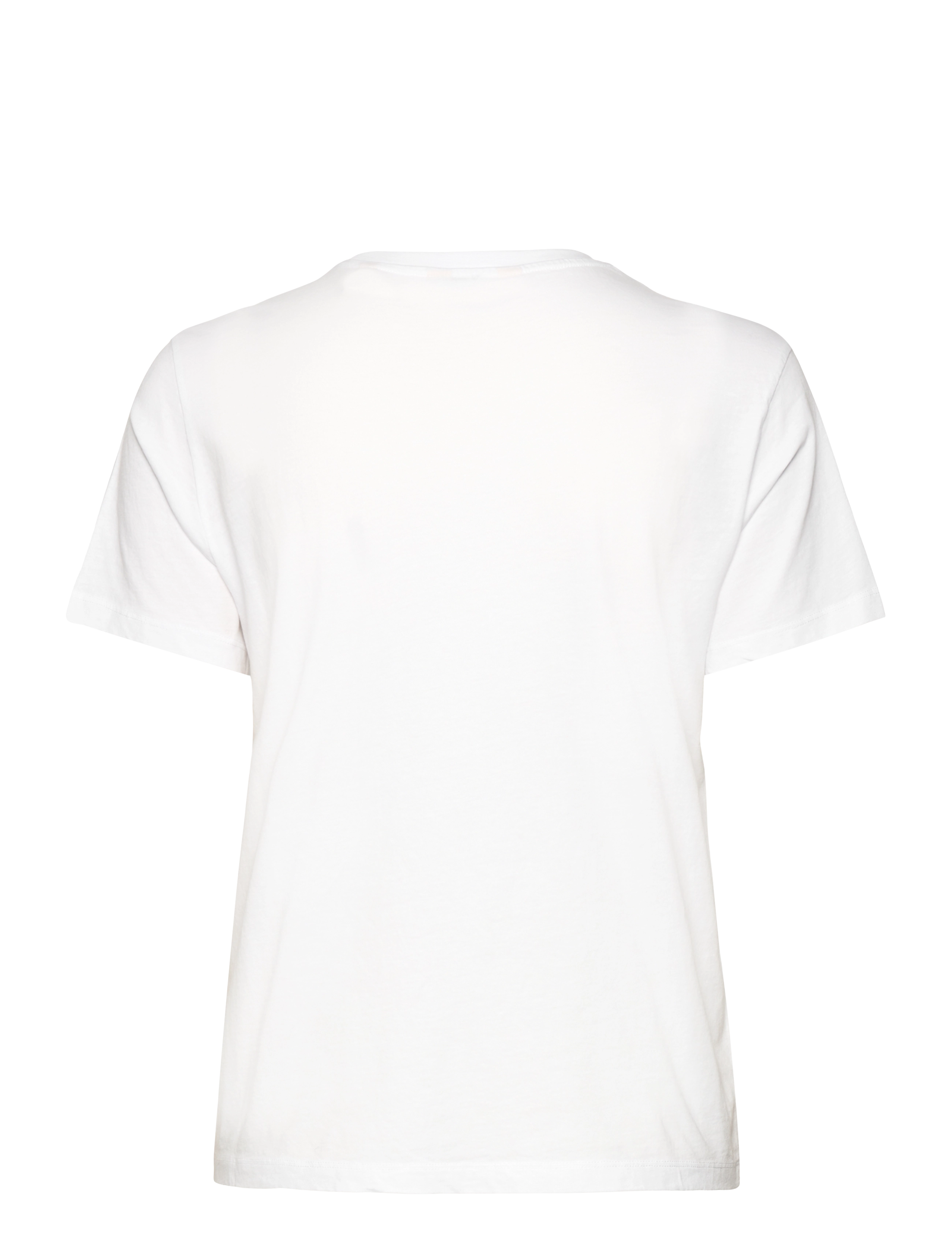 Gant - REG GRAPHIC SS T-SHIRT - t-shirts - white - 2