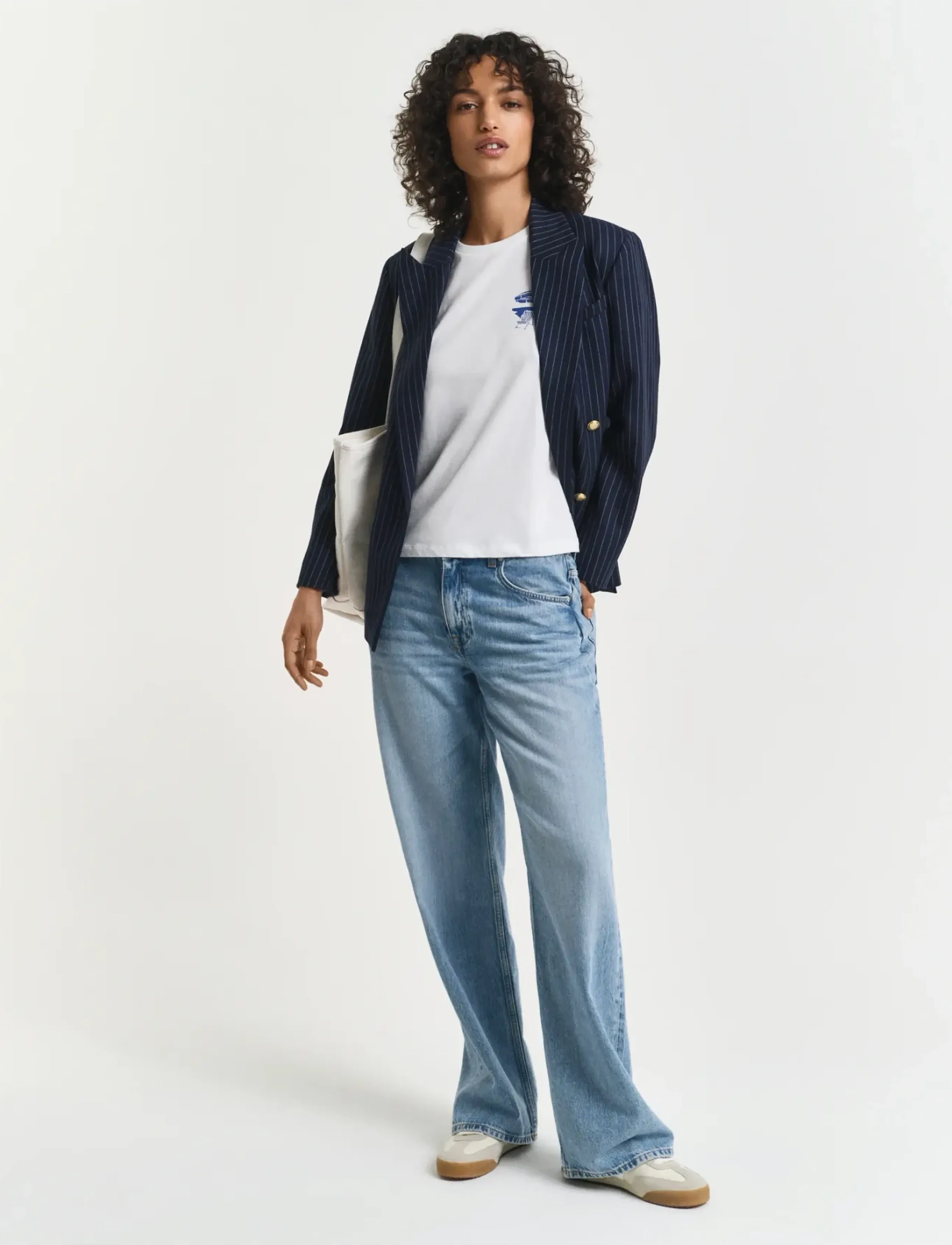Gant - REG GRAPHIC SS T-SHIRT - t-shirts - white - 5