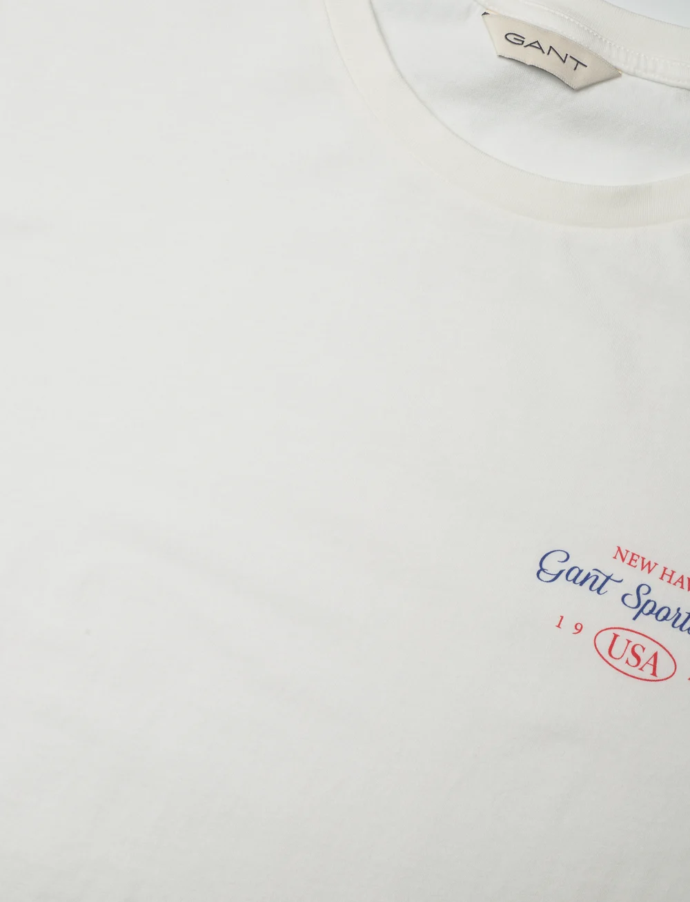 GANT - REG GRAPHIC SS T-SHIRT - t-shirts - eggshell - 2