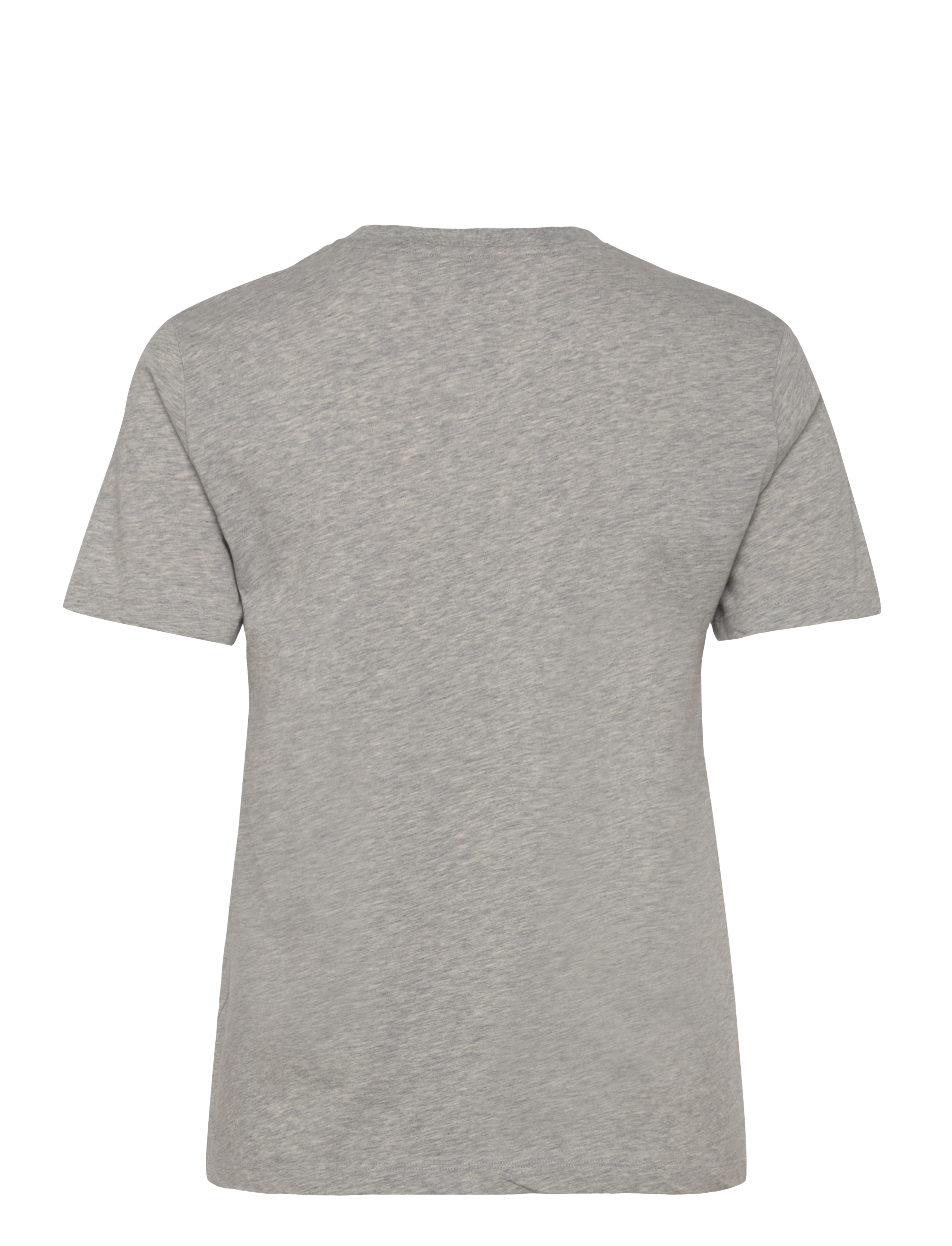 Gant - REG GRAPHIC SS T-SHIRT - t-skjorter - light grey melange - 1