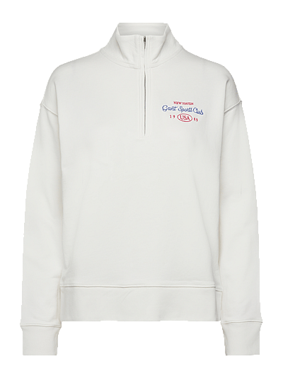 Graphic Half Zip Sweat - Sweatshirts
