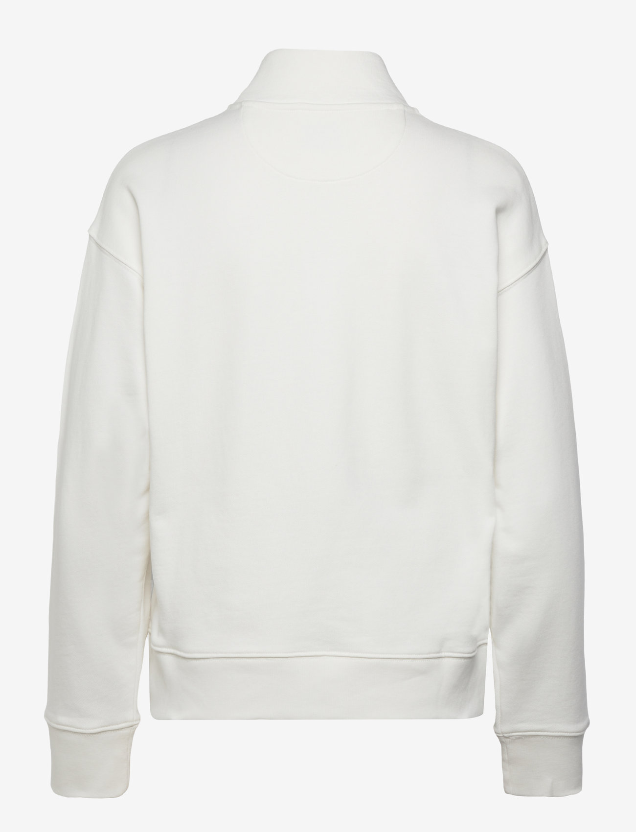 GANT - GRAPHIC HALF ZIP SWEAT - kvinder - eggshell - 1