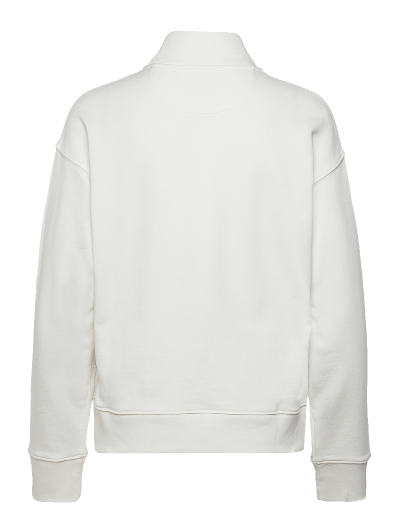GANT - GRAPHIC HALF ZIP SWEAT - mode trends - eggshell - 2