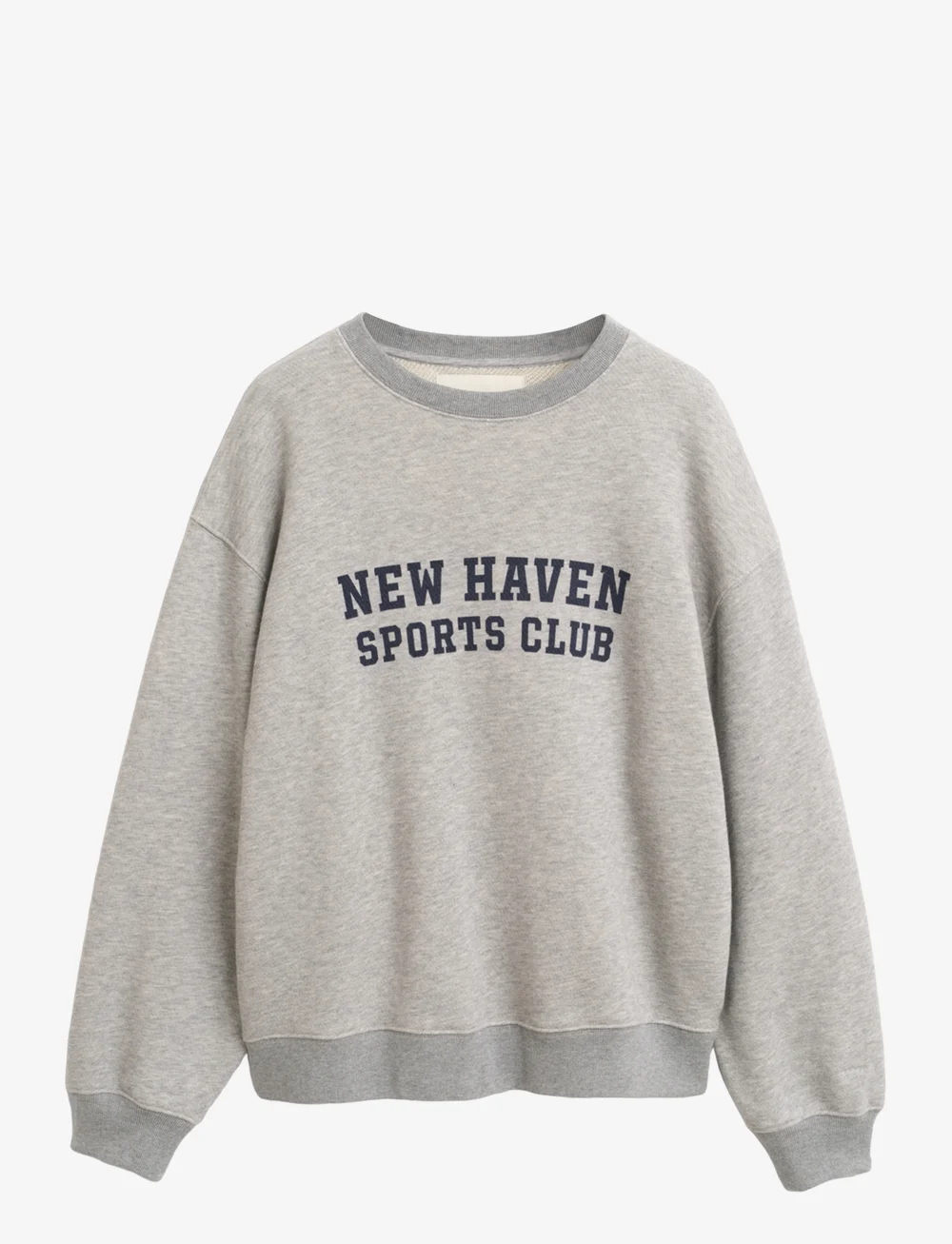 GANT - GRAPHIC C-NECK SWEAT - mode trends - light grey melange - 1