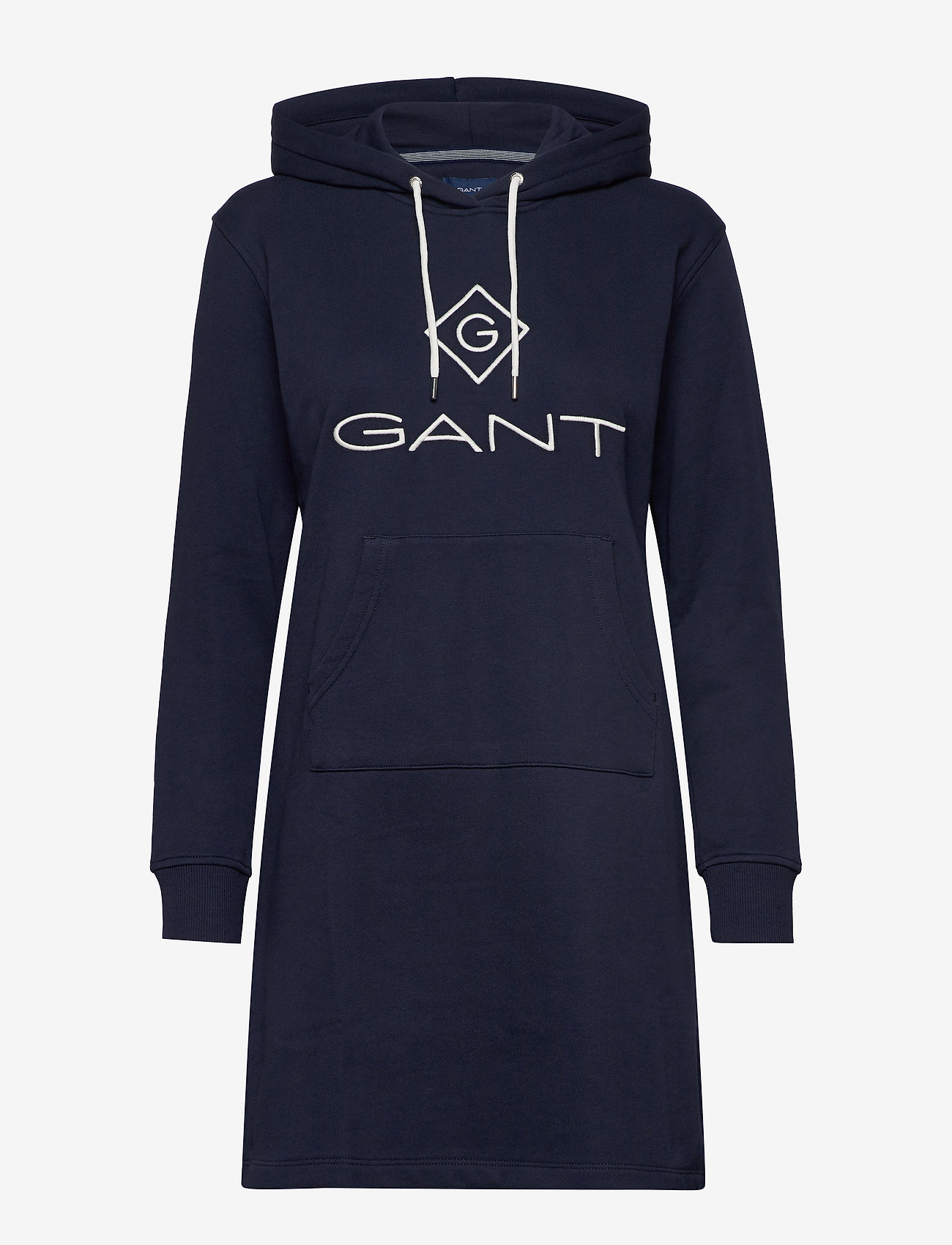GANT - LOCK UP HOODIE DRESS - evening blue - 0