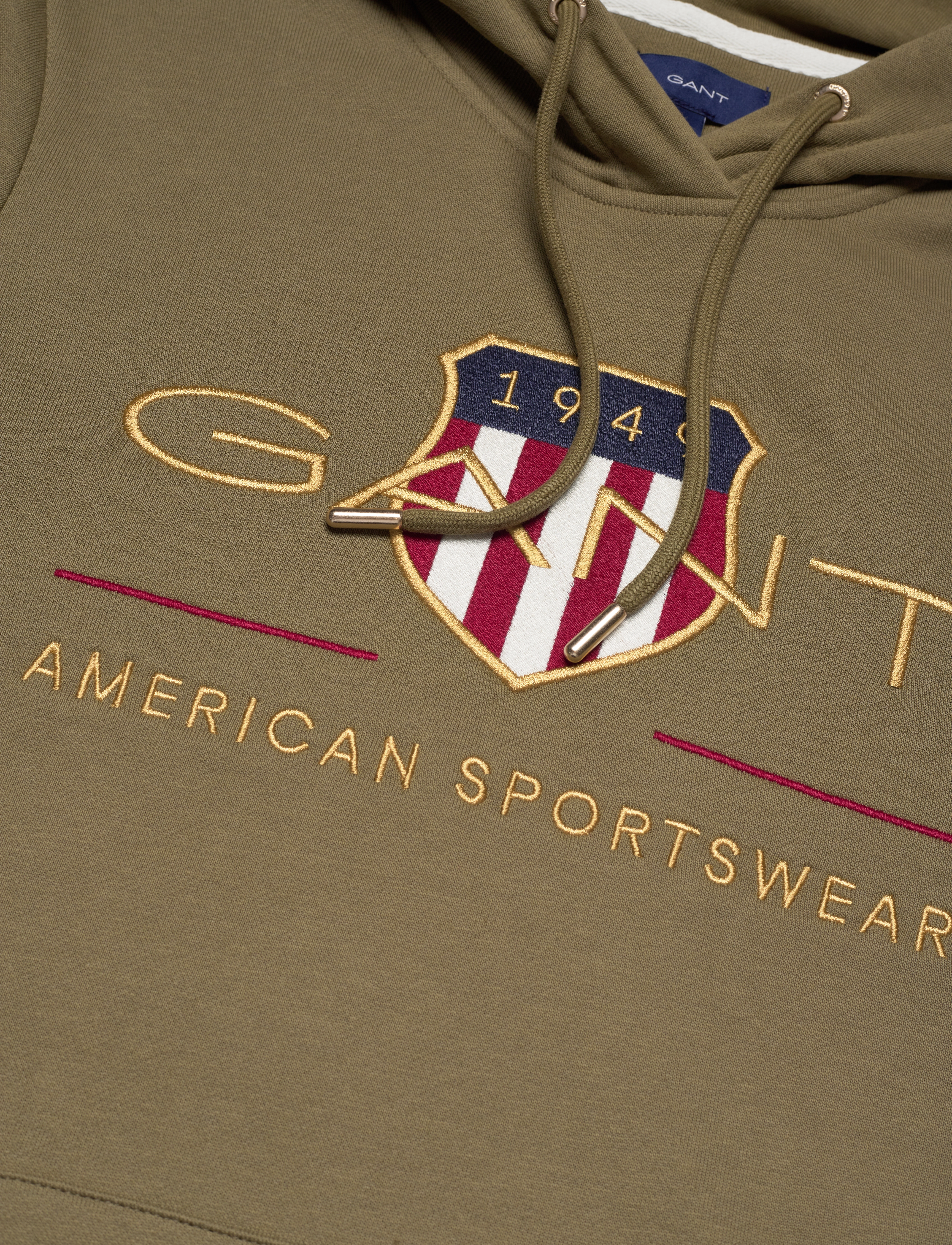 GANT - ARCHIVE SHIELD HOODIE DRESS - hunter green - 3