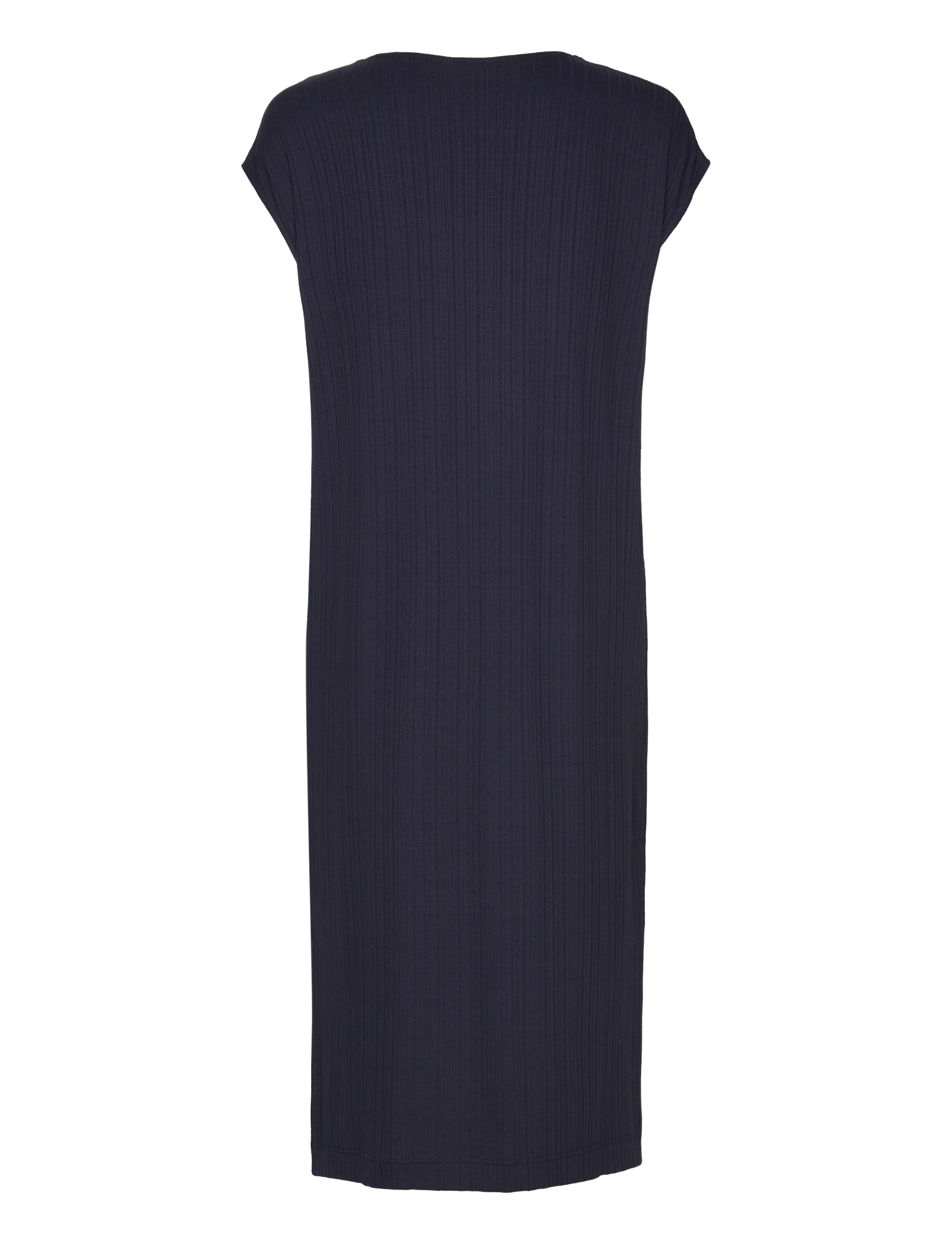 GANT - SLIT NECK DETAIL SS DRESS - evening blue - 1