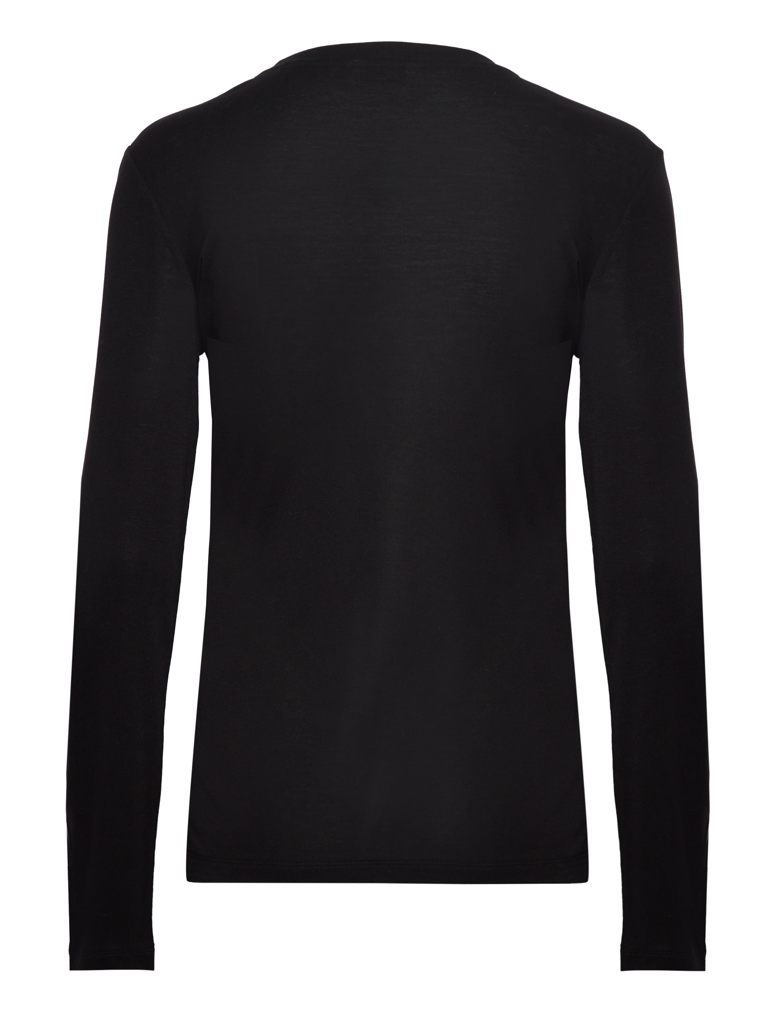 Gant - SLIM LIGHTWEIGHT LS T-SHIRT - langærmede toppe - black - 1