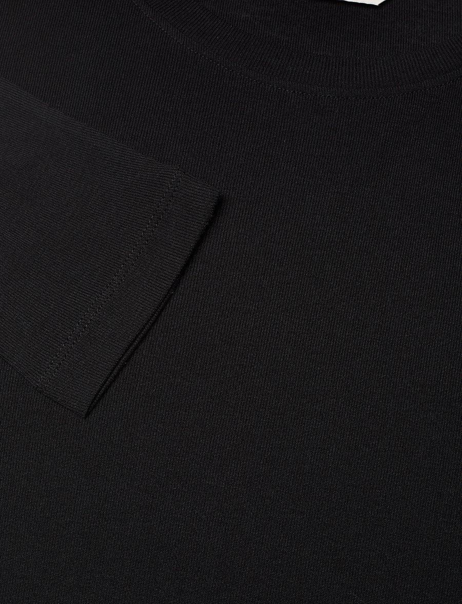 Gant - SLIM LIGHTWEIGHT LS T-SHIRT - pikkade varrukatega alussärgid - black - 2