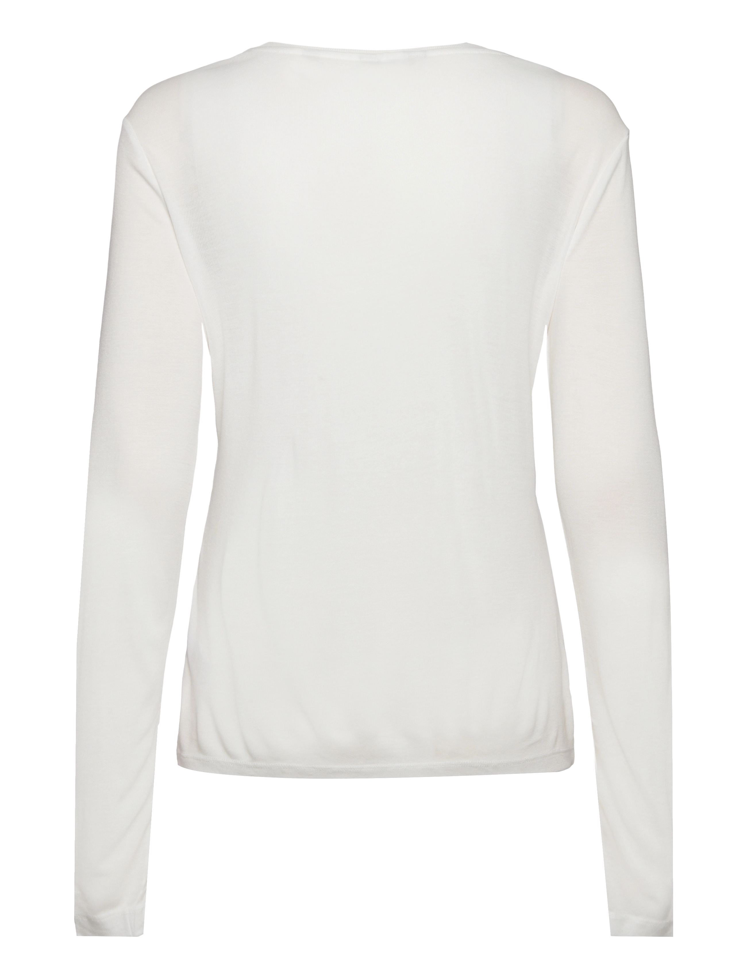 Gant - SLIM LIGHTWEIGHT LS T-SHIRT - langærmede toppe - eggshell - 1