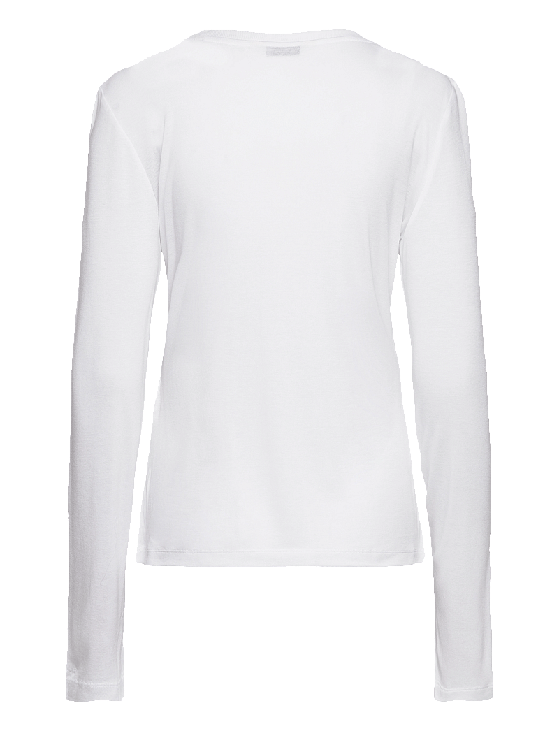 GANT - SLIM LIGHTWEIGHT LS T-SHIRT - langärmlige tops - white - 2