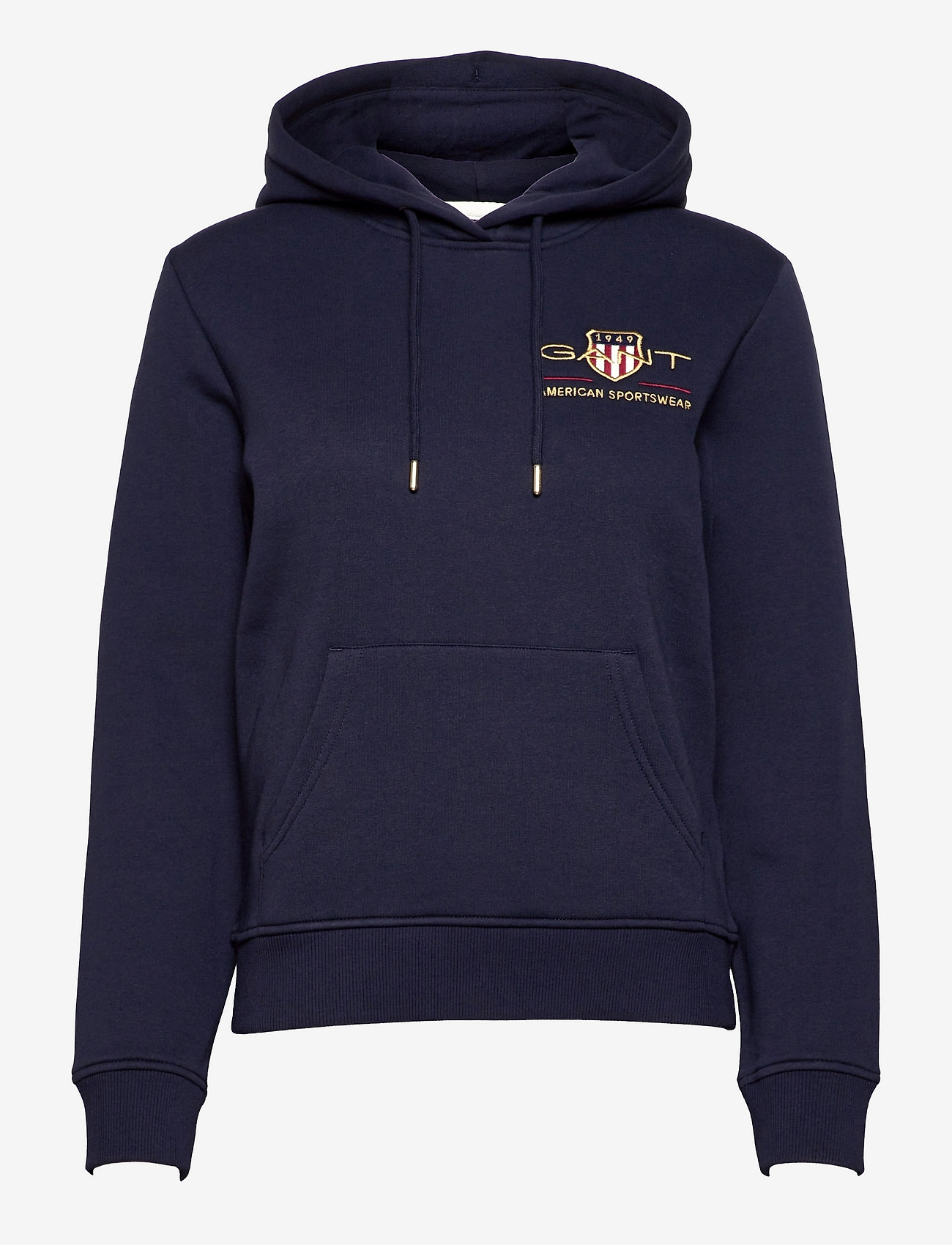 GANT - D2. MEDIUM ARCHIVE SHIELD HOODIE - evening blue - 0