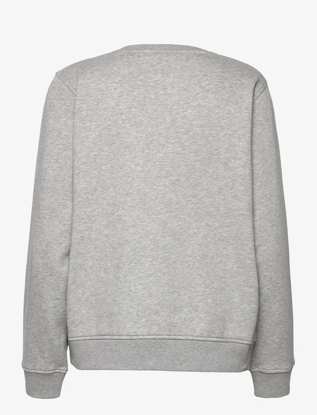 GANT - REG RETRO SHIELD C-NECK SWEAT - sweatshirts - grey melange - 1