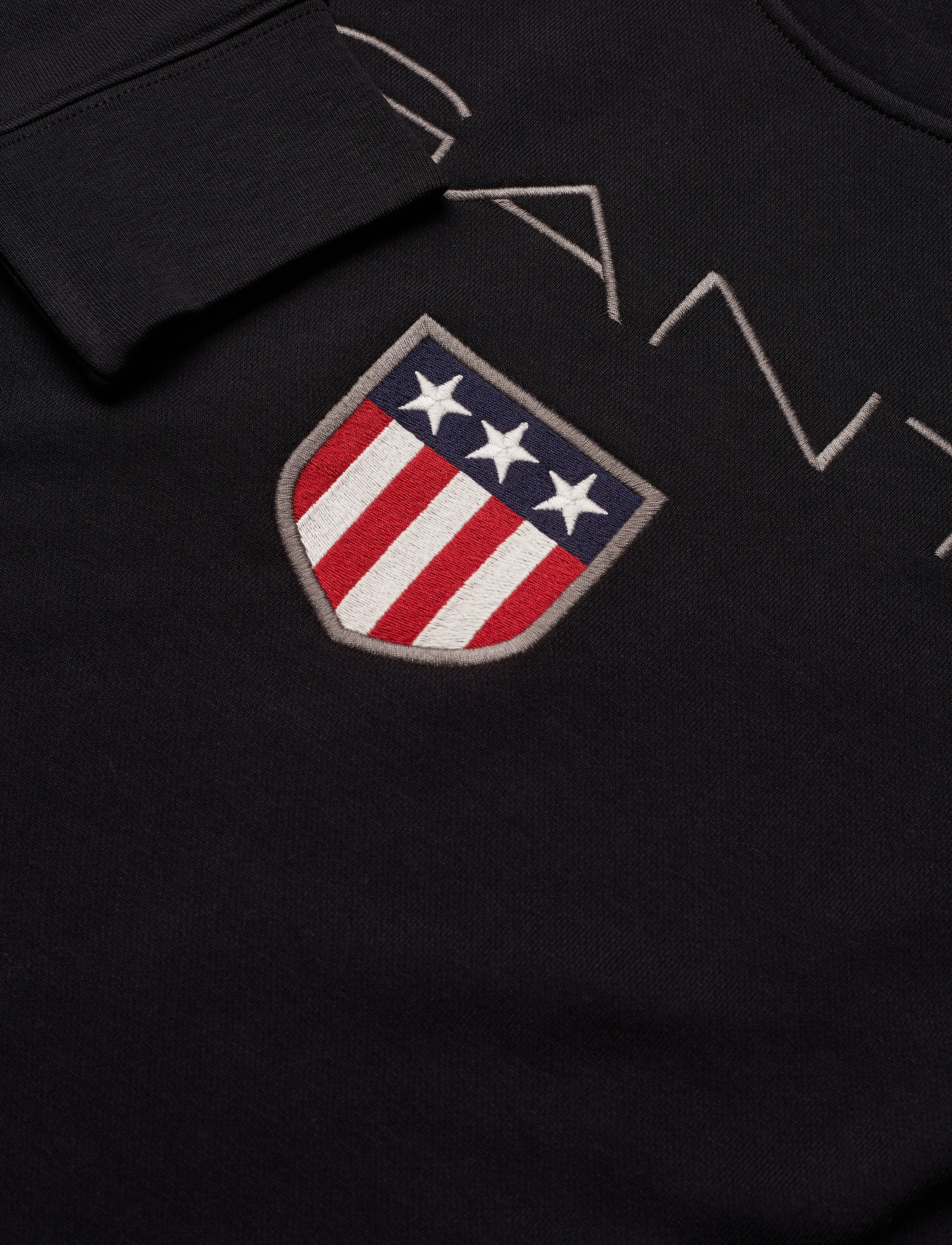GANT - GANT SHIELD LOGO C-NECK SWEAT - black - 2