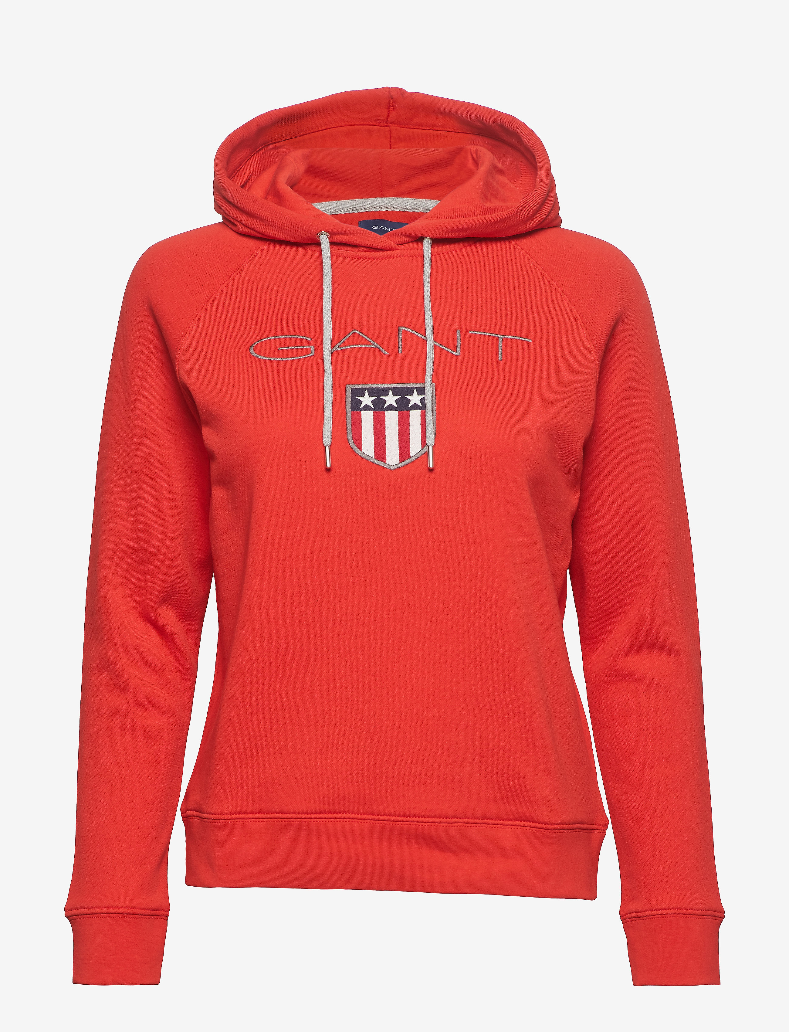GANT - GANT SHIELD SWEAT HOODIE - blood orange - 0