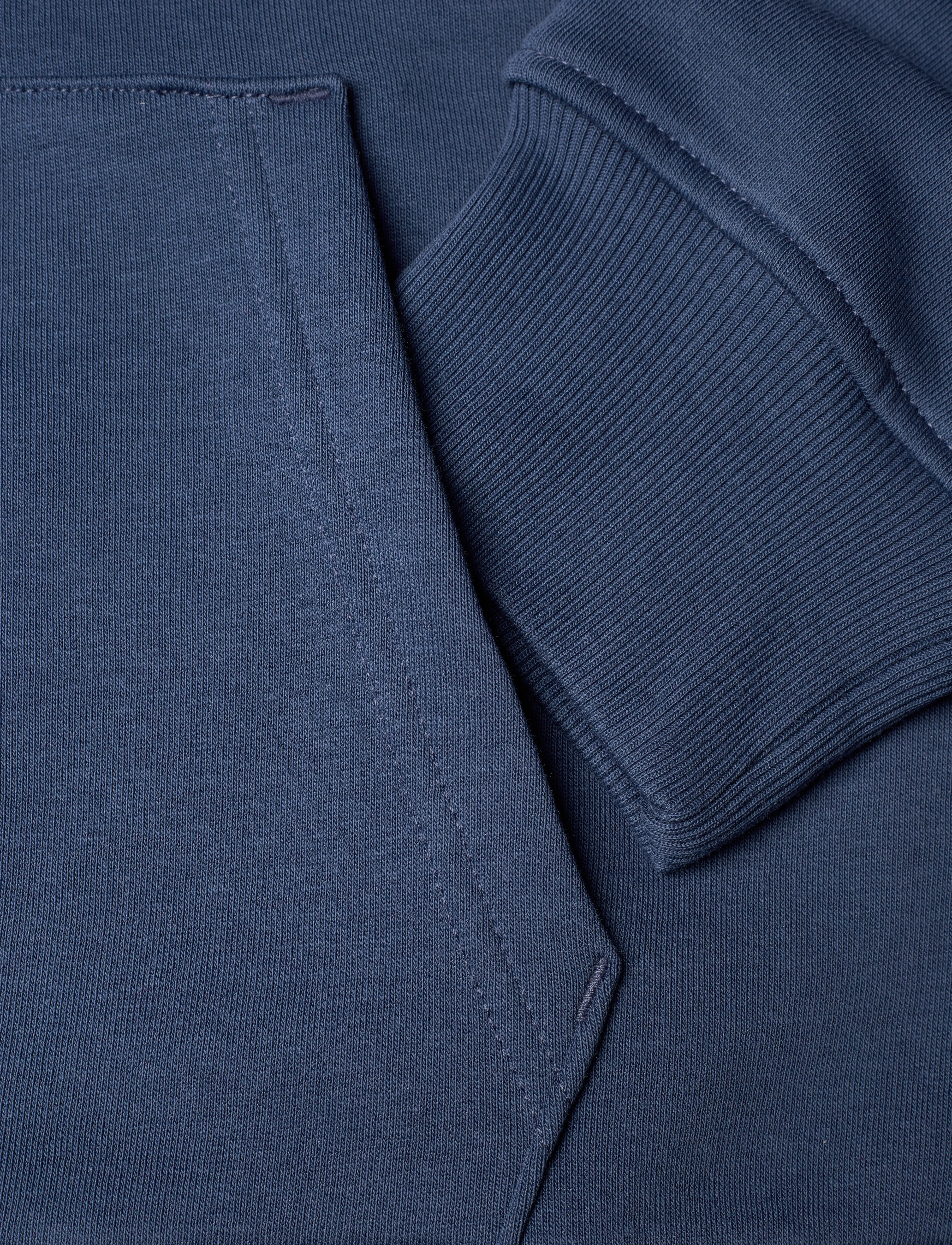 Gant - REL SHIELD HOODIE - hættetrøjer - dusty blue sea - 3