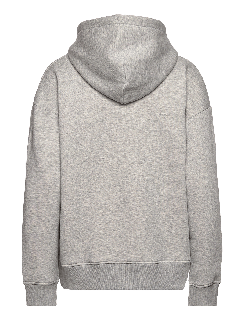 GANT - REL SHIELD HOODIE - kapuzenpullover - light grey melange - 2