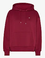 REL SHIELD HOODIE - PLUMPED RED