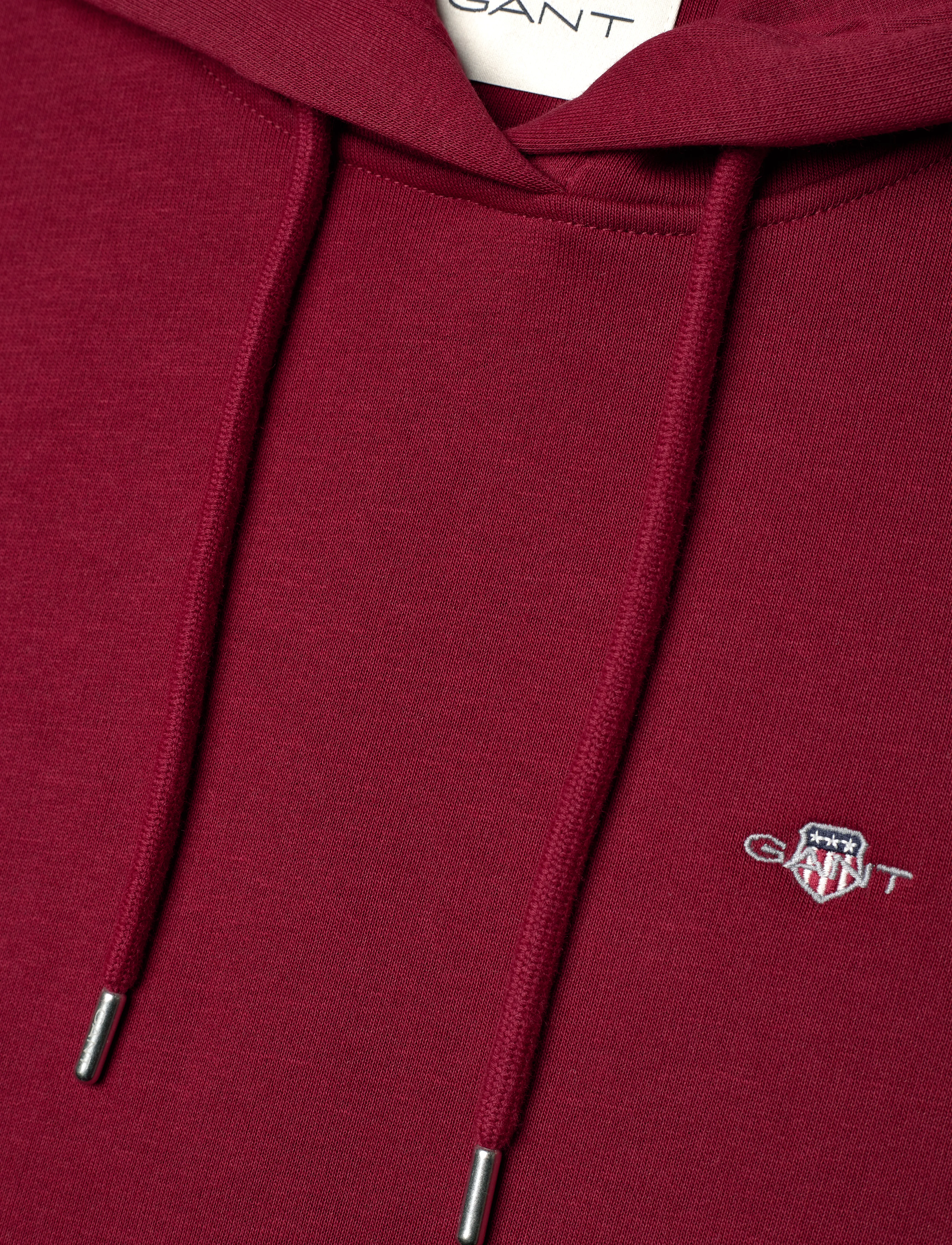 Gant - REL SHIELD HOODIE - hættetrøjer - plumped red - 2