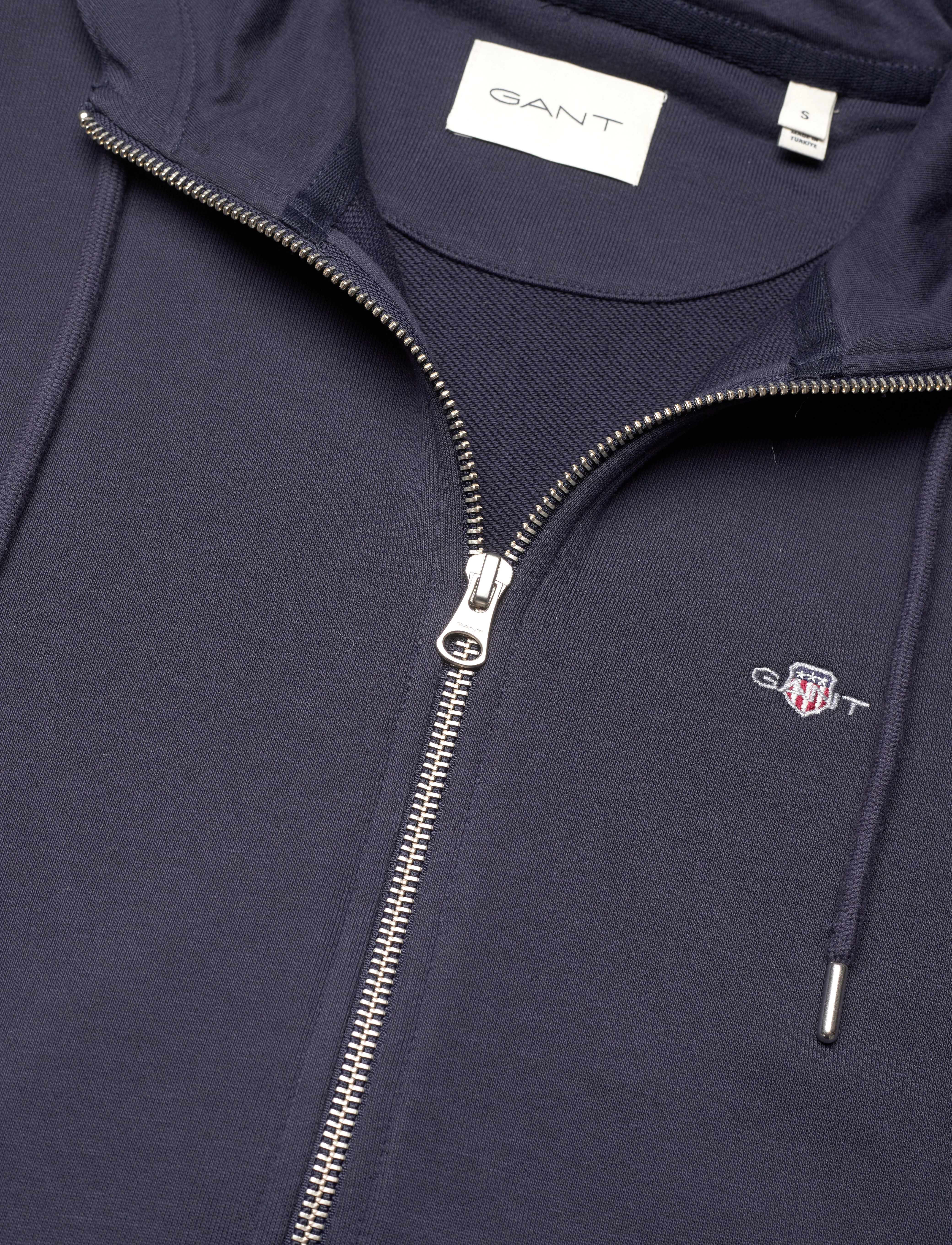 GANT - REL SHIELD ZIP HOODIE - evening blue - 2