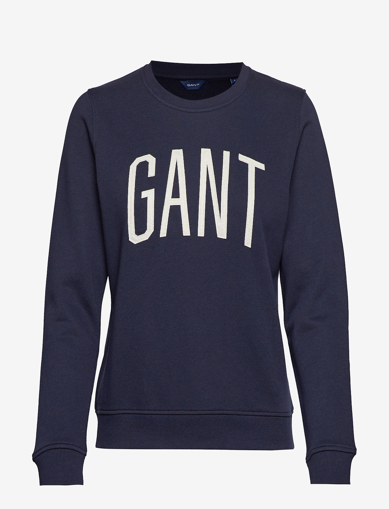 GANT - D1. LOGO C-NECK SWEAT - evening blue - 0