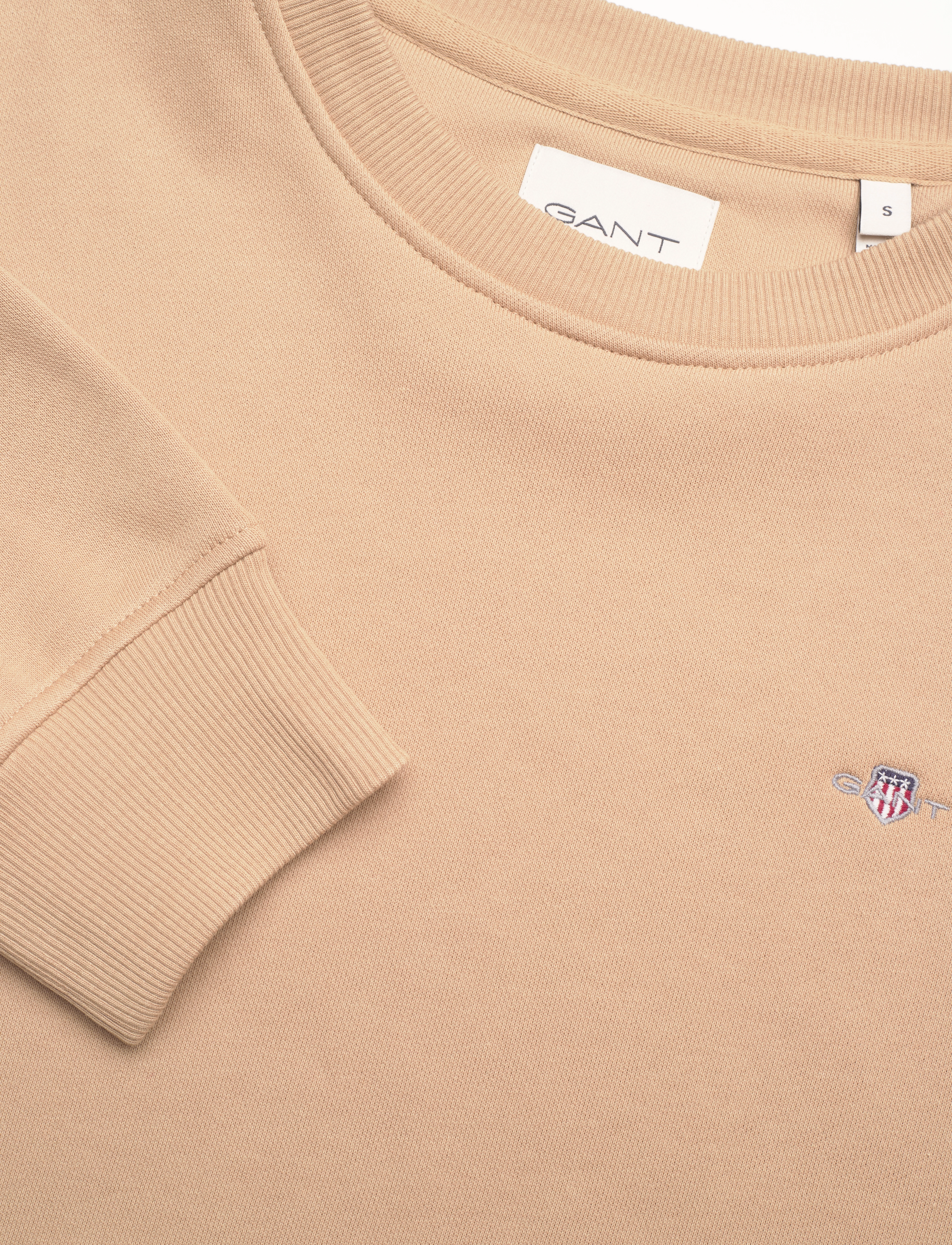 GANT - REL SHIELD C-NECK SWEAT - dark khaki - 2