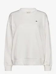 GANT - REL SHIELD C-NECK SWEAT - sweatshirts & kapuzenpullover - eggshell - 0