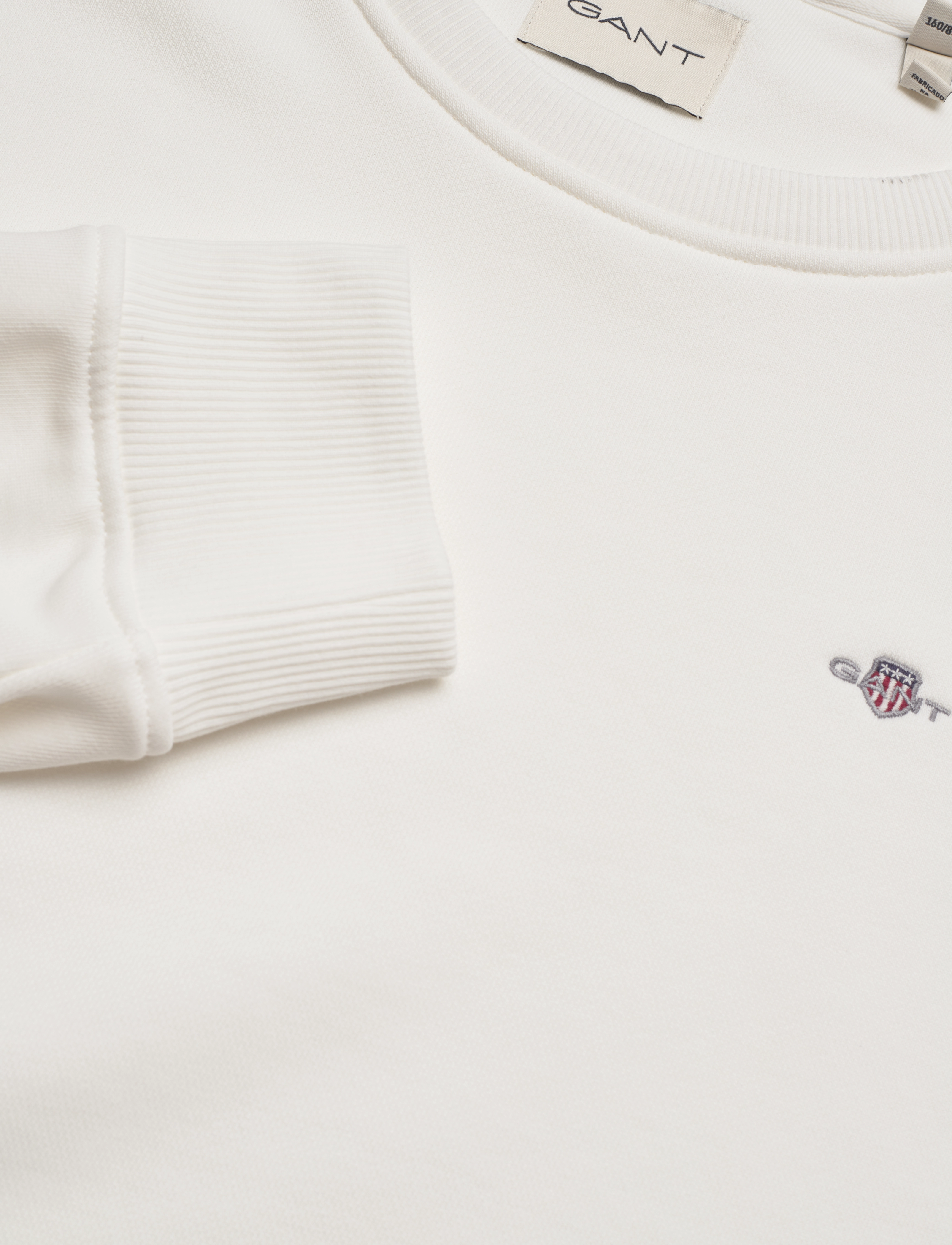 GANT - REL SHIELD C-NECK SWEAT - eggshell - 2