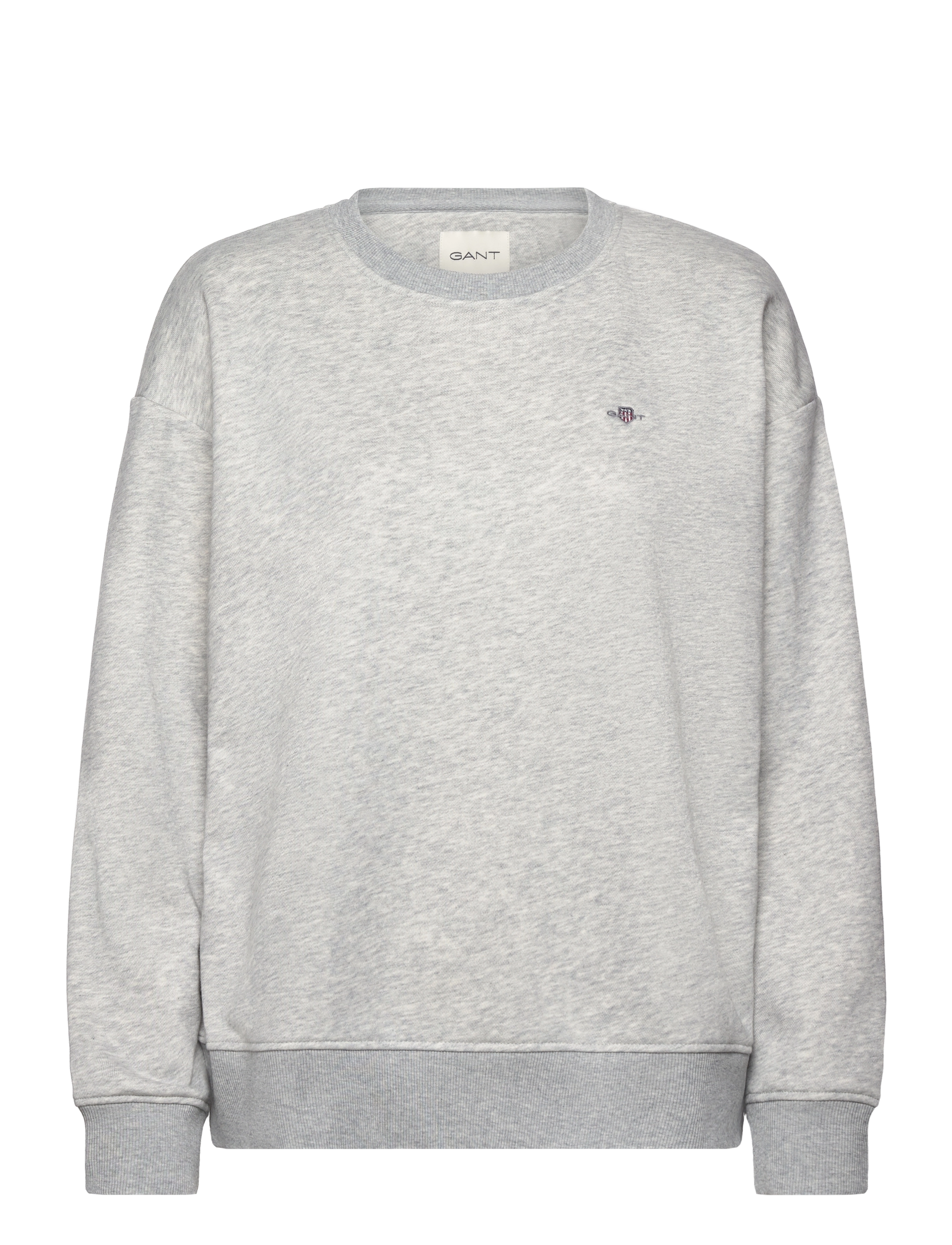 REL SHIELD C-NECK SWEAT - LIGHT GREY MELANGE